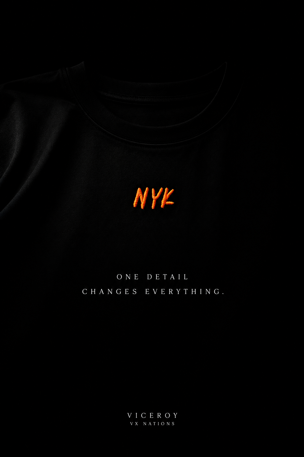 Knicks HERO One Detail Changes Everything Black Shirt .png