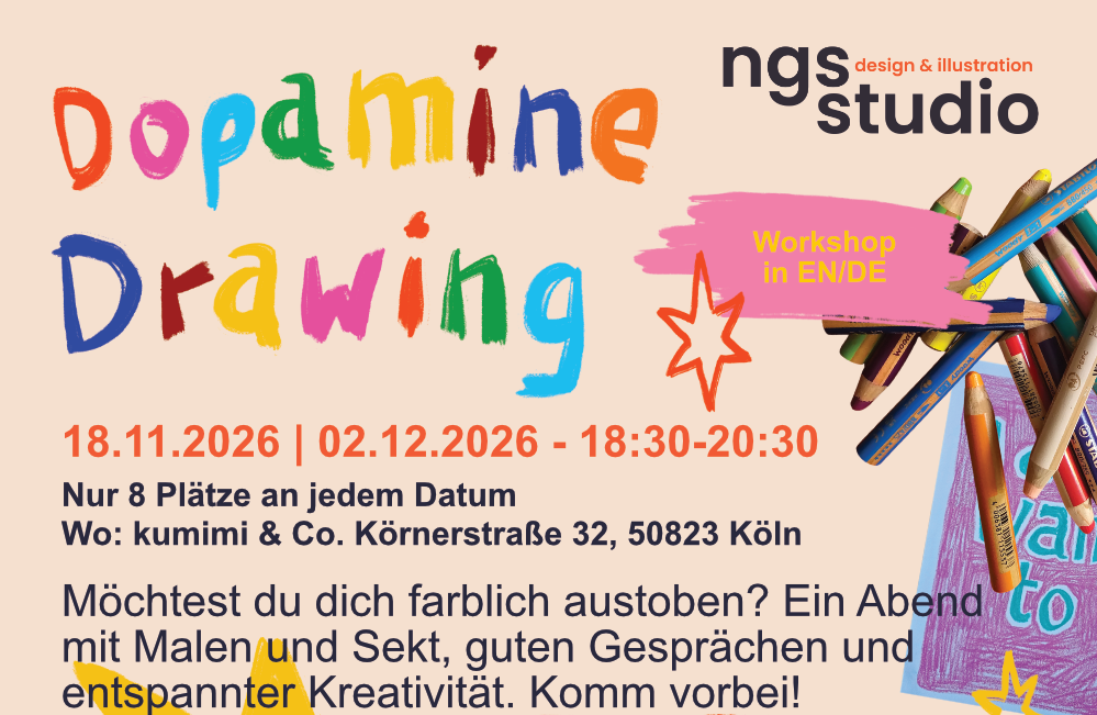 Dopamine Drawing - Kunst Workshop