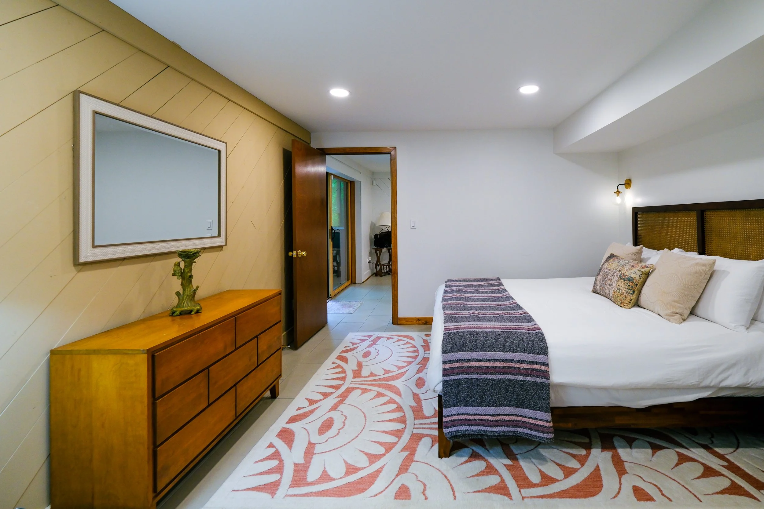 Parker House bedroom by Development | Architecture Collaborative.