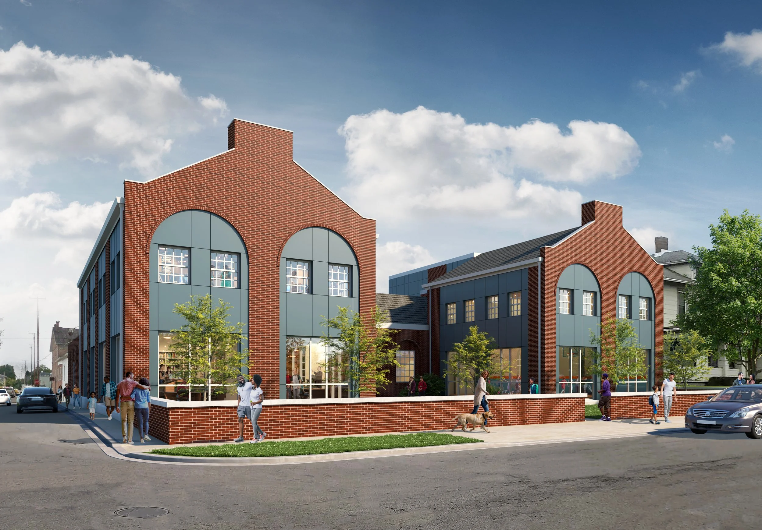 Rendering of Urbana Youth Center in Urbana, Ohio.