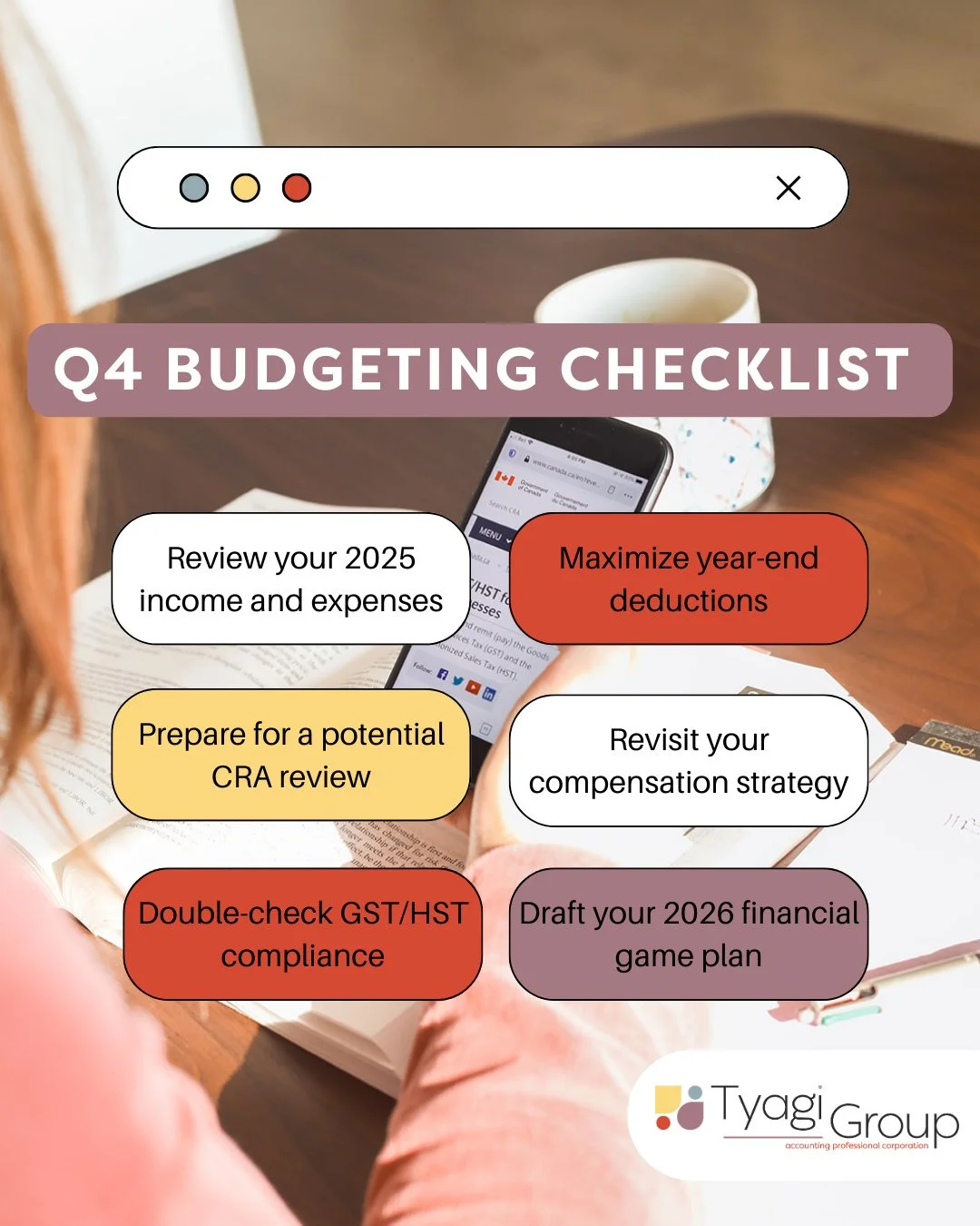 ✨ Ready to finish the year strong? ✨⁠
⁠
 As we enter Q4, it&rsquo;s the perfect time to close the books on 2025 and set yourself up for success in 2026.⁠
⁠
We put together a simple Budgeting Checklist just for Canadian health professionals 👩&zwj;⚕️?