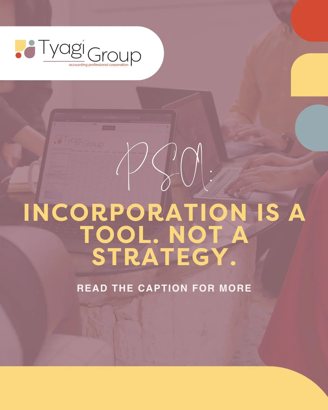Incorporation is often positioned as the move to save tax&hellip; but it&rsquo;s really just a tool 🤝⁠
What actually makes the difference is how you use it:⁠
&rarr; How you pay yourself 💸⁠
&rarr; What you leave inside your corporation 📊⁠
&rarr; Ho