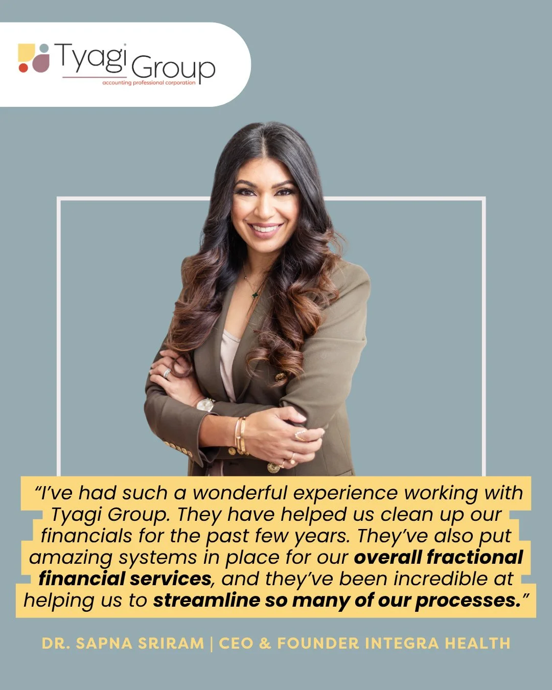 We can talk about what we do but it&rsquo;s always better to hear it from the people we work with.⁠
⁠
This is exactly the kind of impact we aim to have ✨⁠
⁠
For many clinic owners, it&rsquo;s not just about keeping the books clean. It&rsquo;s about b