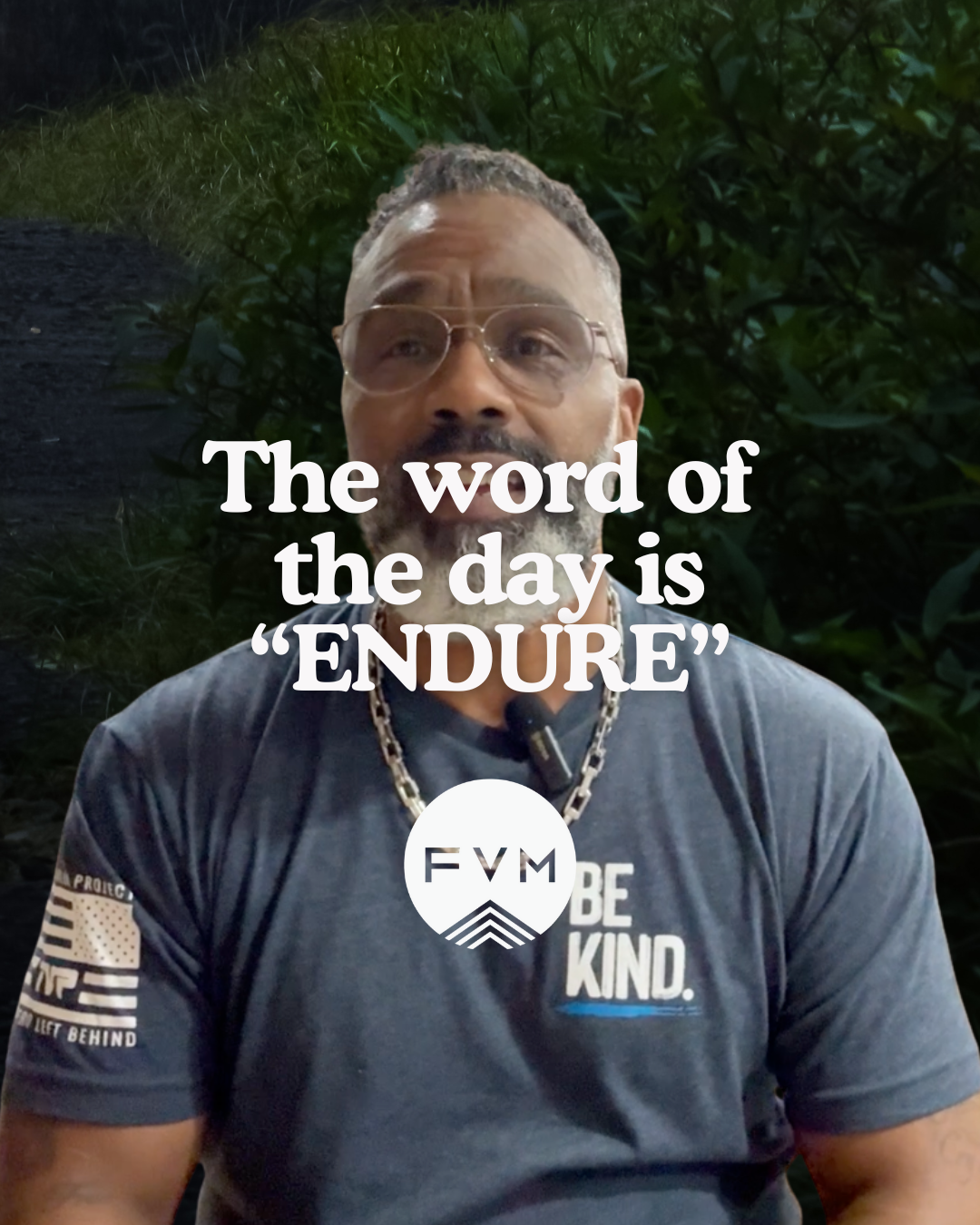 The Word of the Day is Endure