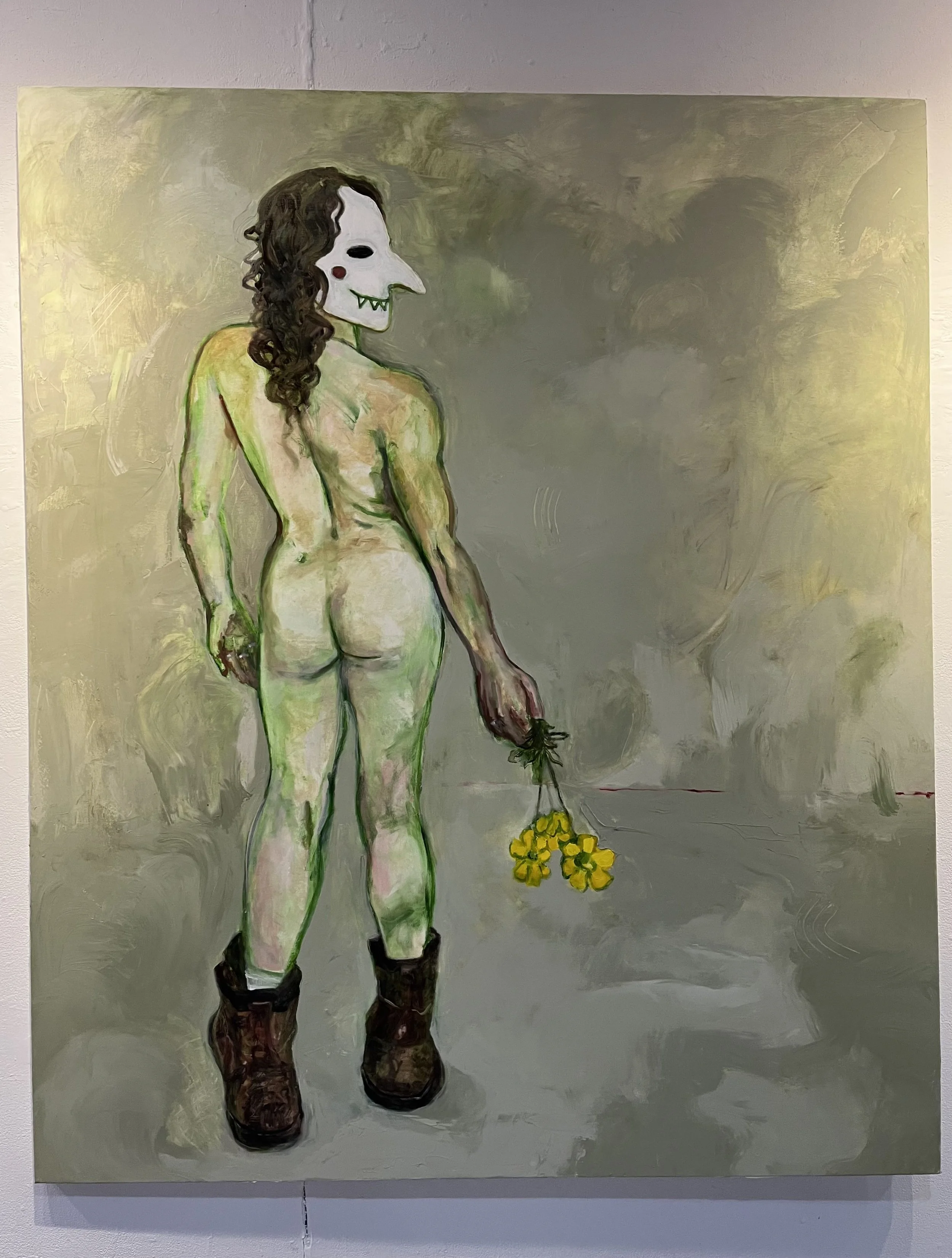 Not to See the Sun, oil on canvas, 48" x 60" 2025