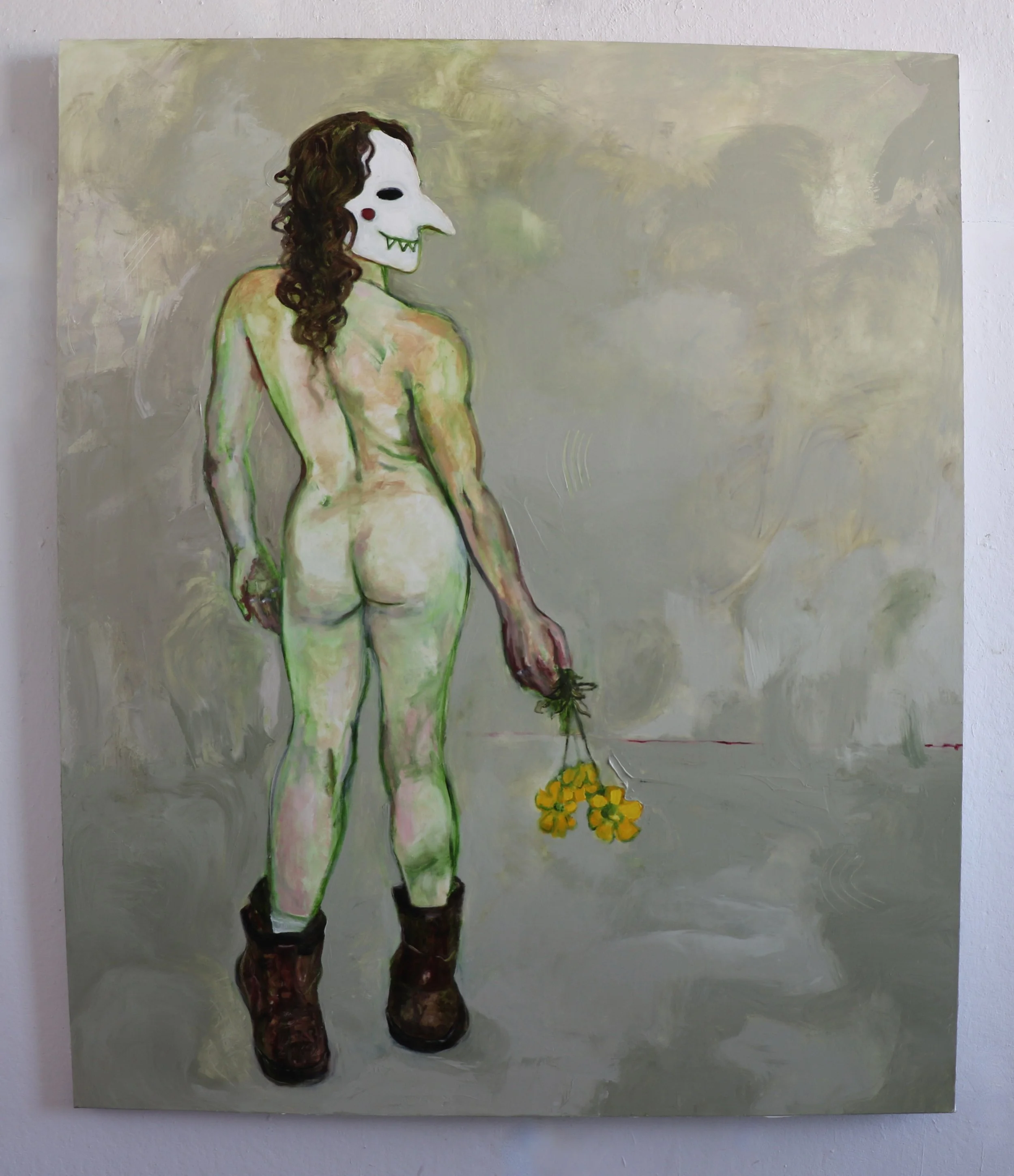 Not to See the Sun, oil on canvas, 48" x 60" 2025