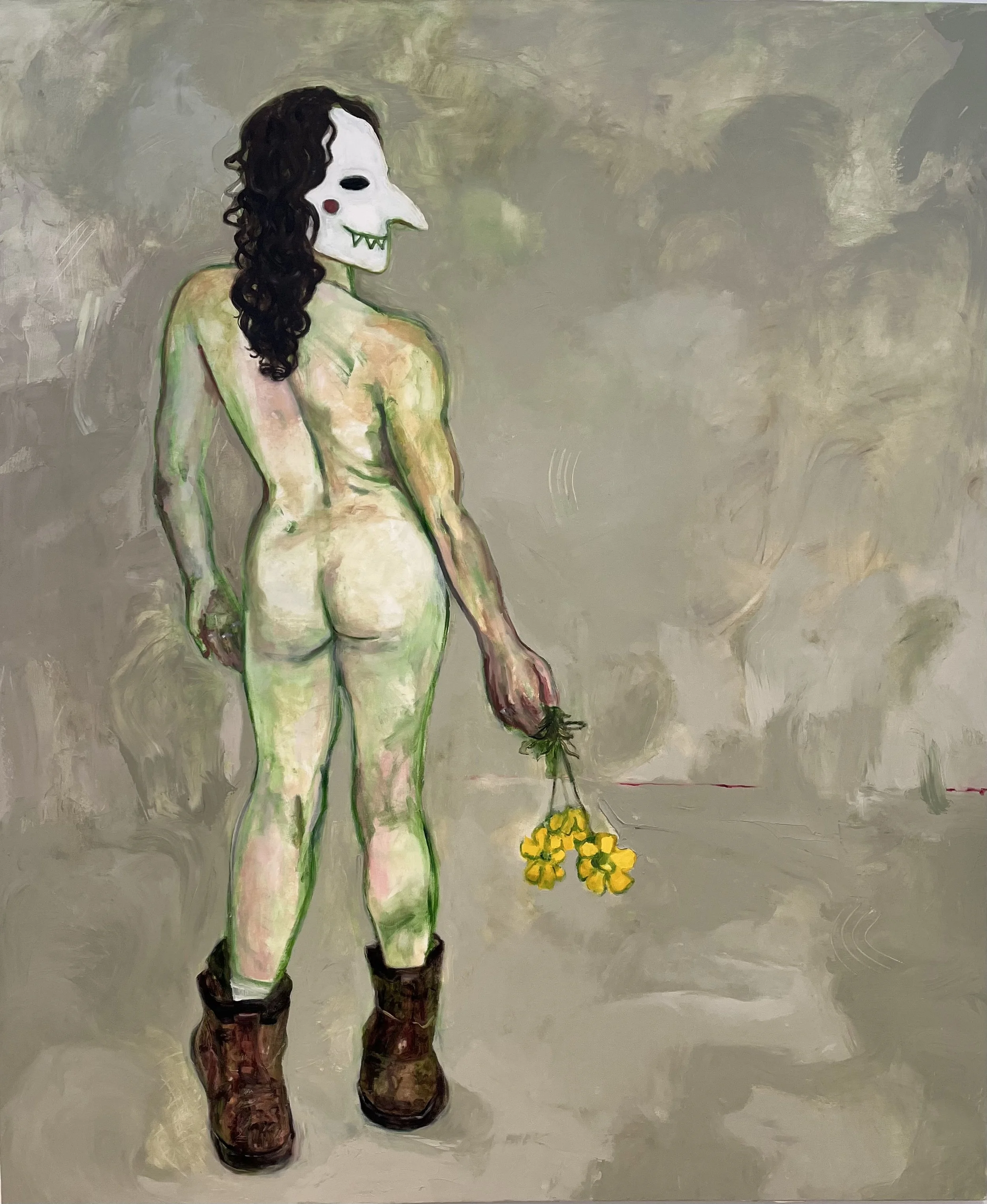 Not to See the Sun, oil on canvas, 60 x 72 in, 2025