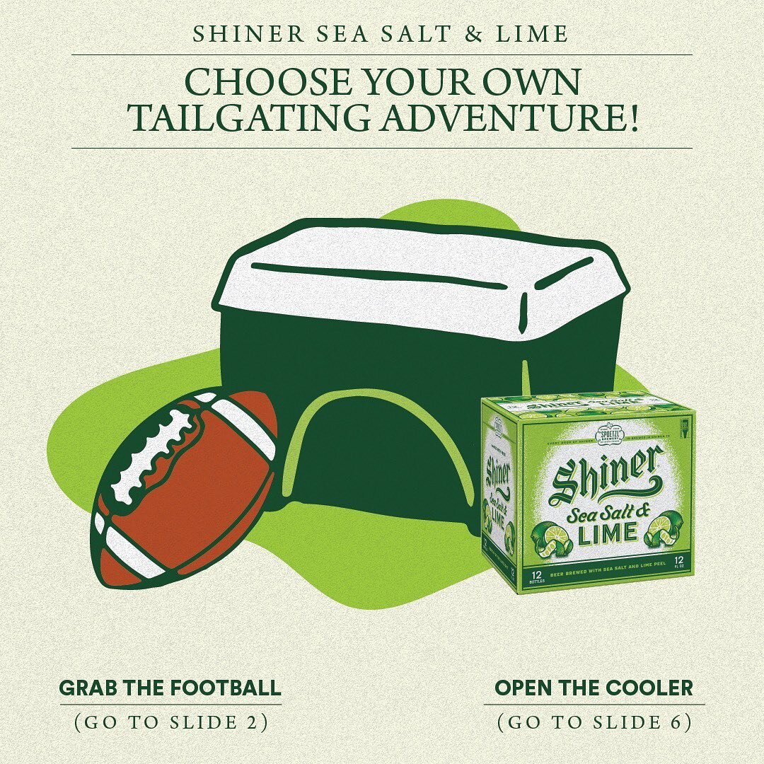 There's a lot of choices to make at a tailgate, but the easiest one is drinking Shiner Sea Salt &amp; Lime. 🏈

#ShinerBeer #ShinerSeaSaltAndLime #Tailgating #Football #Beerstagram #Texas