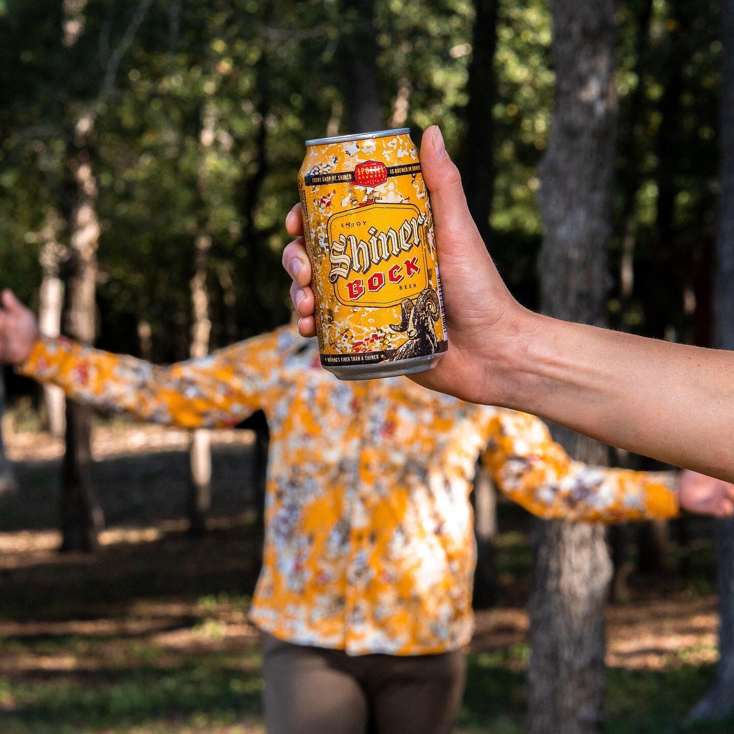 Become one with the outdoors &mdash; in style. We partnered with Kryptek to create a custom Shiner Bock camo pattern, now available on technical apparel and cans. Proceeds benefit the Texas Wildlife Association. Link in bio to find.

#ShinerBeer #Shi