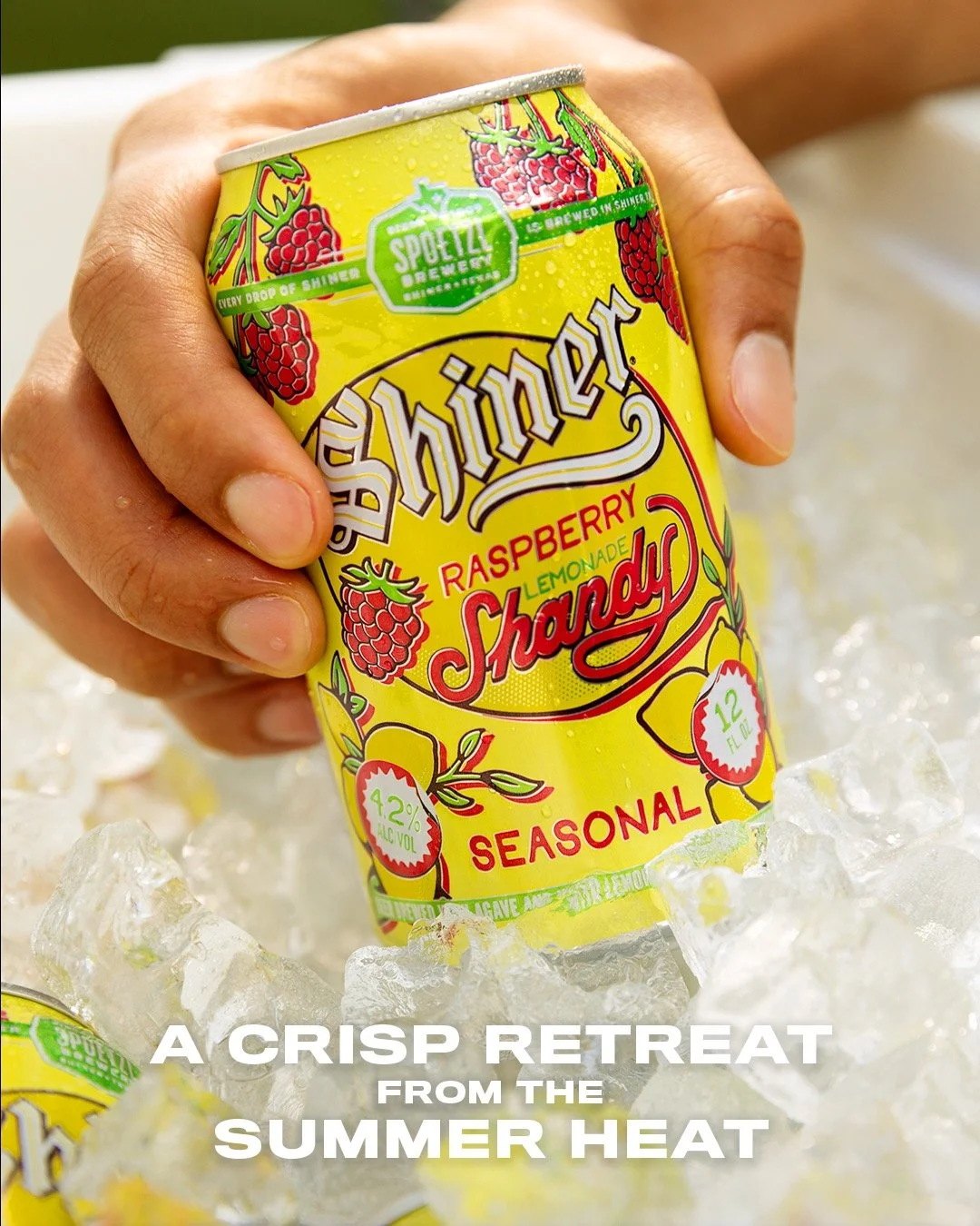 Introducing Shiner Raspberry Lemonade Shandy: the perfect pairing for summer.