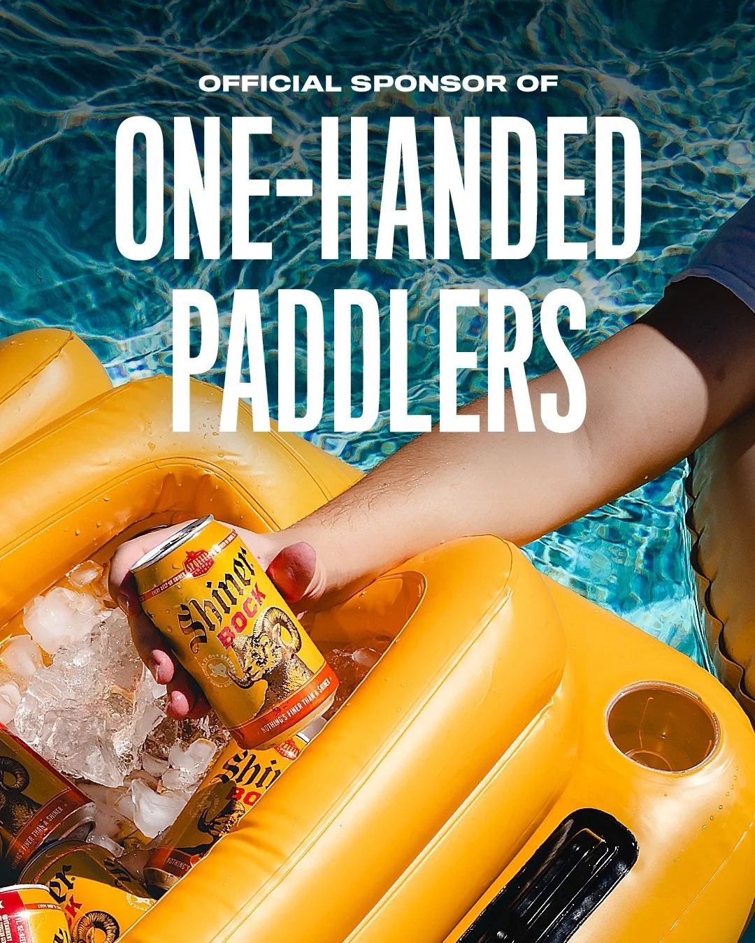 Crack one open, enjoy the sun on your face, and let the good times float. Cheers, from Shiner Bock 🍻