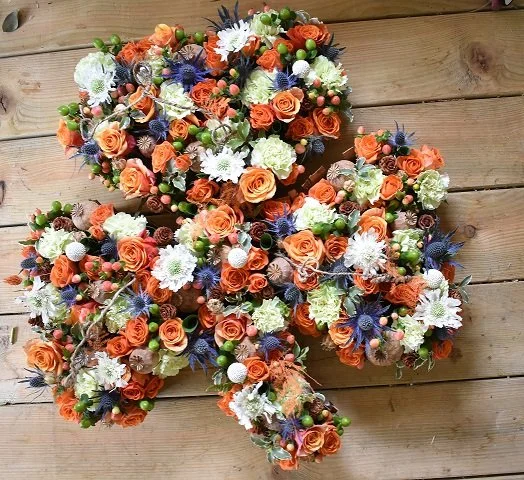 Irish shamrock funeral tribute