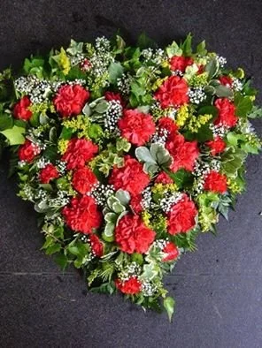 heart wreath for funerals