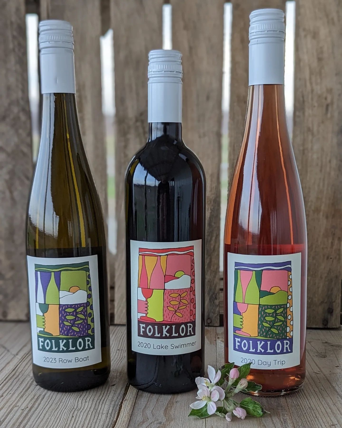 Spring three packs?! Don't mind if we do! Snag your Folklor red, white &amp; rose for porch sipping, mother's day gifting and weekend grilling.

Packed with three of our mild-weather faves

💐 2023 Row Boat 
Bright acidity and pronounced aromatics ma