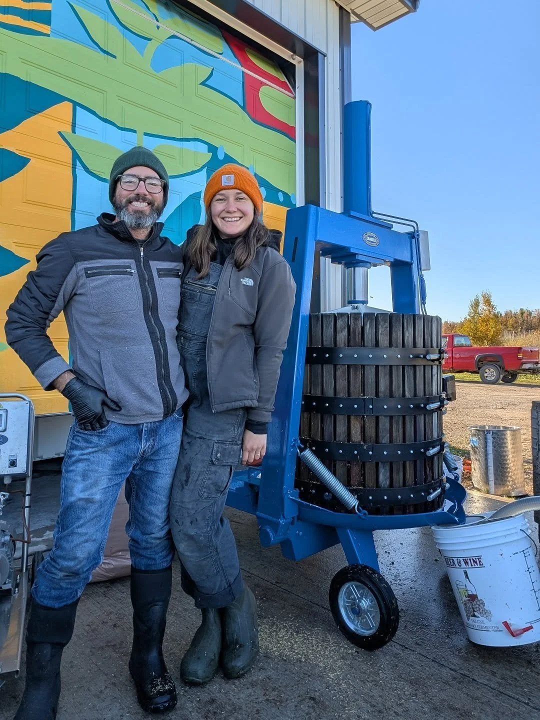 Before we jump back into harvest recap, we wanted to take a minute to say THANK YOU! 

We are making the most wine we have ever made this year and for our team of two, that wouldn't be possible without the many folks who pitch in and support this lit