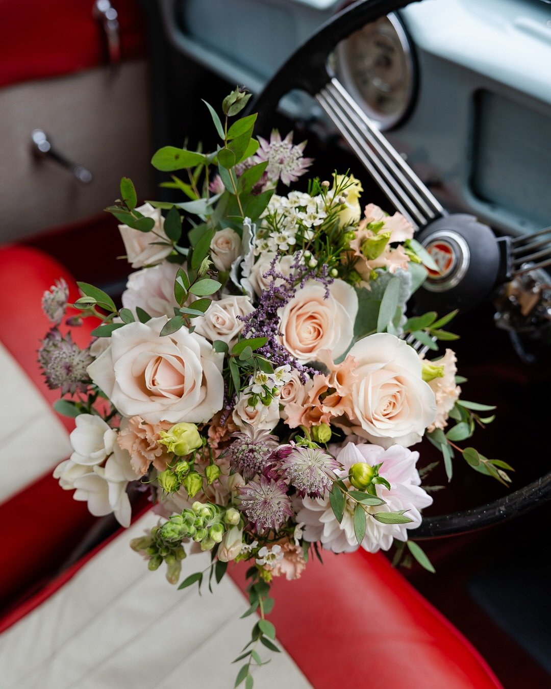 Sharing a few frames from L&amp;M&rsquo;s beautifully intimate wedding at @widbrook.grange where their ring bearer was none other than their own pooch! 

Photographer - @copperandblossom
Venue - @widbrook.grange 
Flowers - @brambleandwild 
Make-up - 
