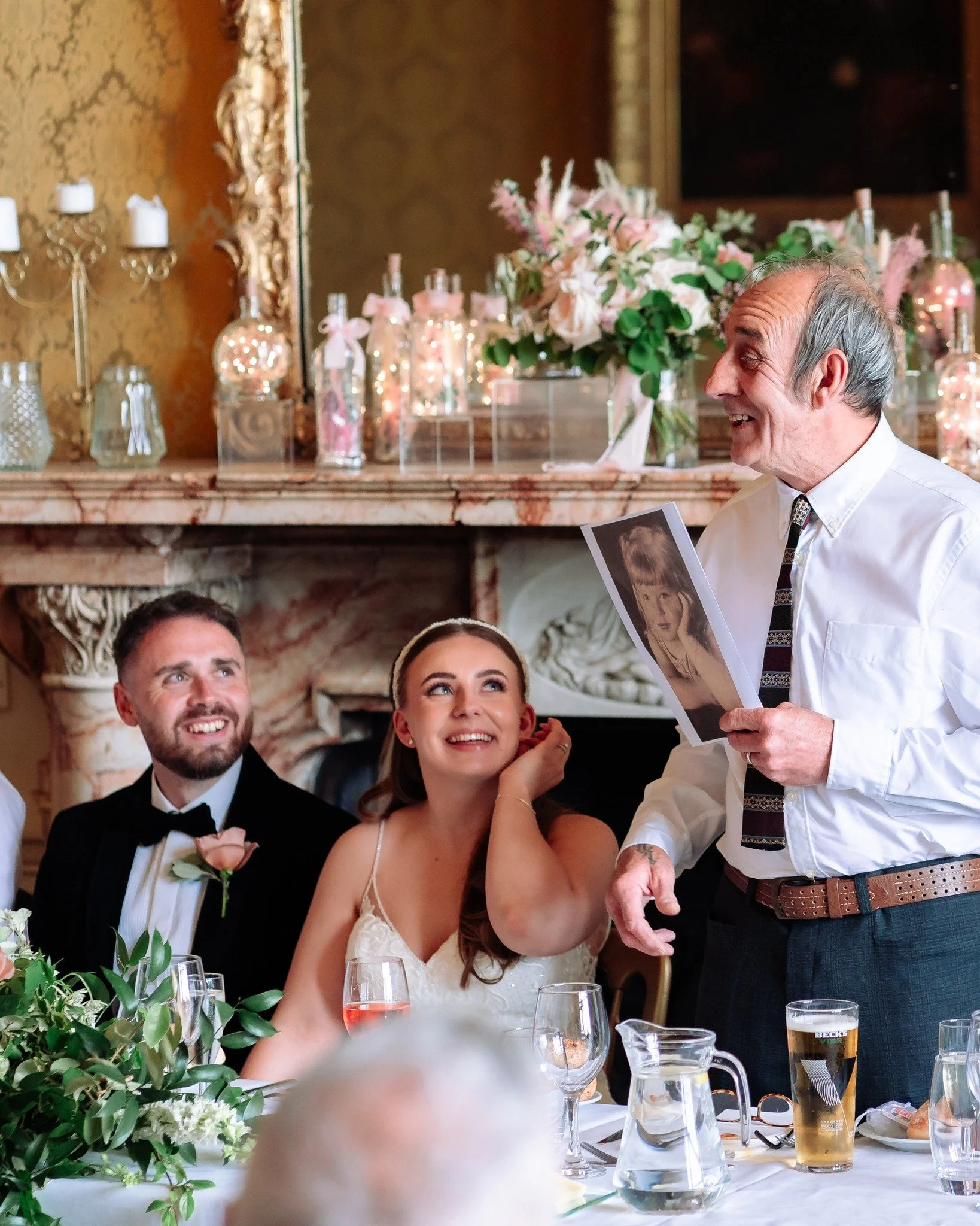 A wedding story in 7 chapters

Chapter 6 : The laughter, the stories and the happy tears!

No-one wants to be photographed when they're eating which is why, once the food has been served, I make myself scarce.

Not that I go far - normally I'll be in