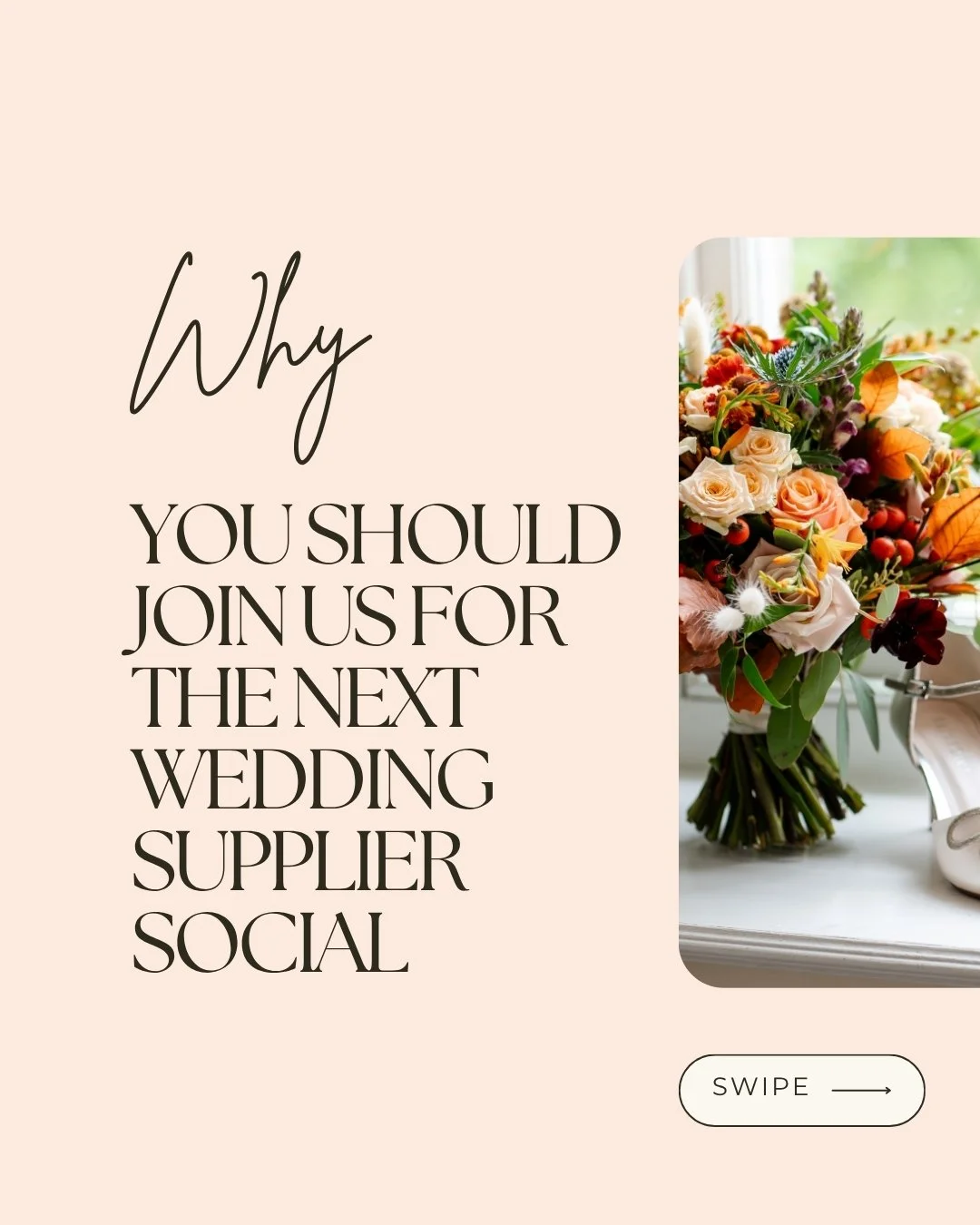 The next supplier social is just a few days away! 

Taking place at Bowood Hotel on Tuesday 19th May, this is an opportunity to meet up with fellow wedding suppliers in a relaxed, supportive environment. There will be coffee, there will be sweet trea