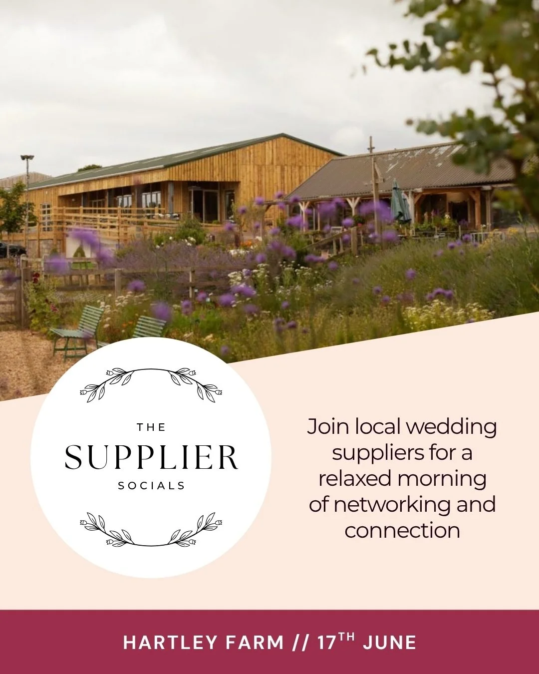 Two new dates are now confirmed for our Wedding Supplier Socials! And we&rsquo;ll be visiting two brand new venues (new for the meet-ups that is!)

I love these events for how relaxed and welcoming they are. Plus, getting the chance to catch up with 