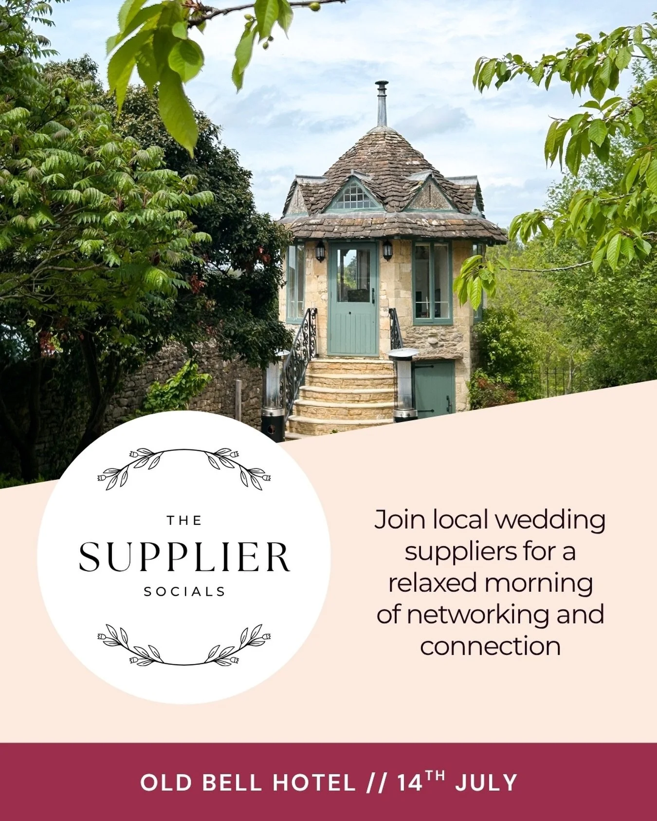 Missed our last meet-up (or enjoyed it so much you&rsquo;re eager to come again 😉) - worry not, there are only two weeks to go before our next event which is taking place at @oldbell_hotel in Malmesbury.

Join us for a relaxed morning over a beverag