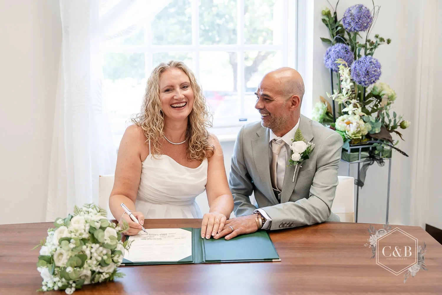 Suzanne, Ade and their Secret Trowbridge Wedding