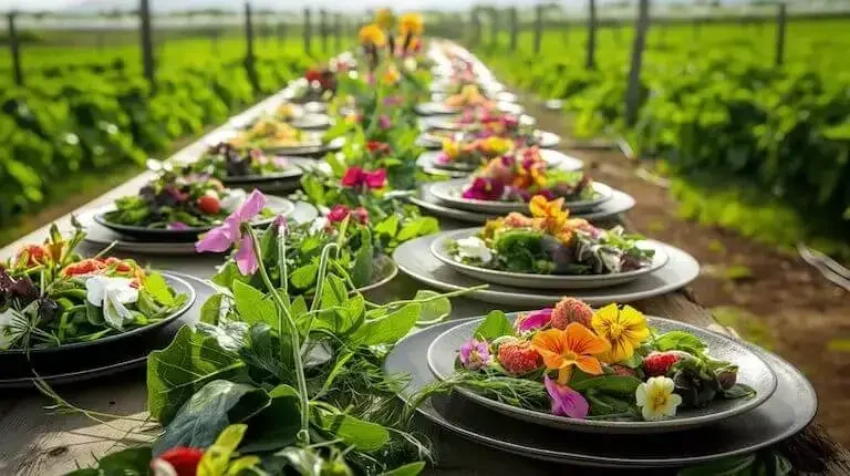 Local Farmer’s Harvest Table