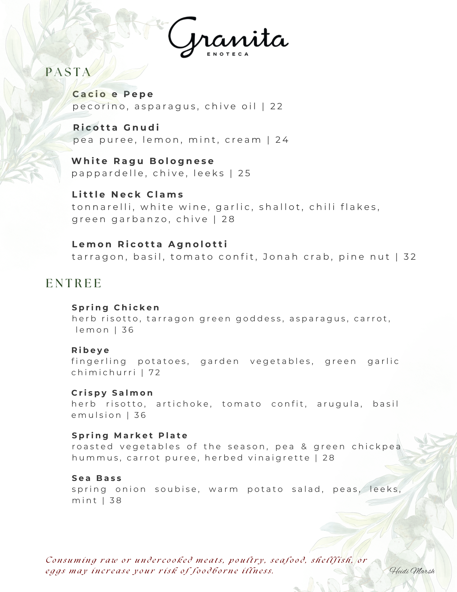 Summer Dining — Granita