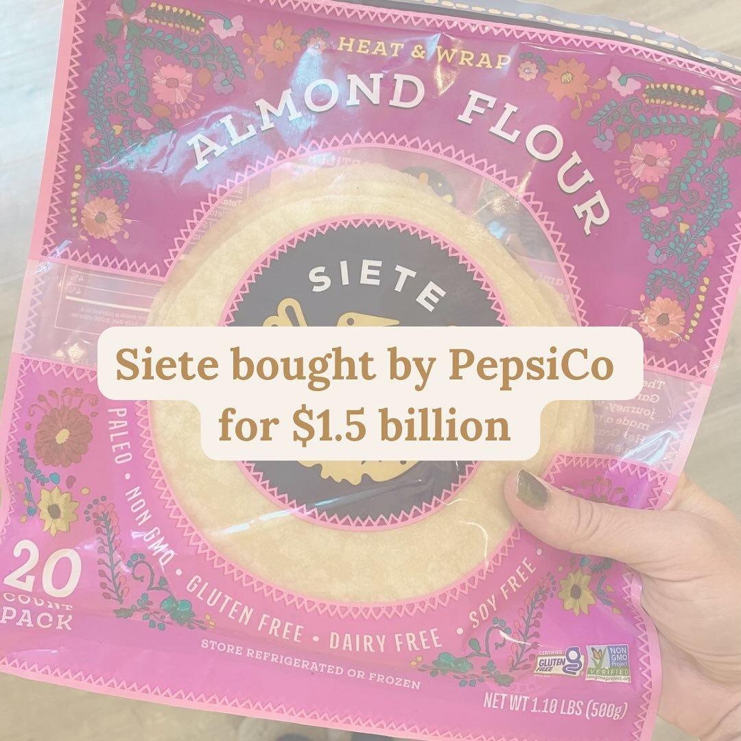 🌱 Siete Bought by PepsiCo for $1.2 Billion&hellip;and the internet is freaking out. 🌱 Here are some of my thoughts:
I get it &mdash; big corporations buying out health brands can make us all a little uneasy. We KNOW the big corporations aren&rsquo;