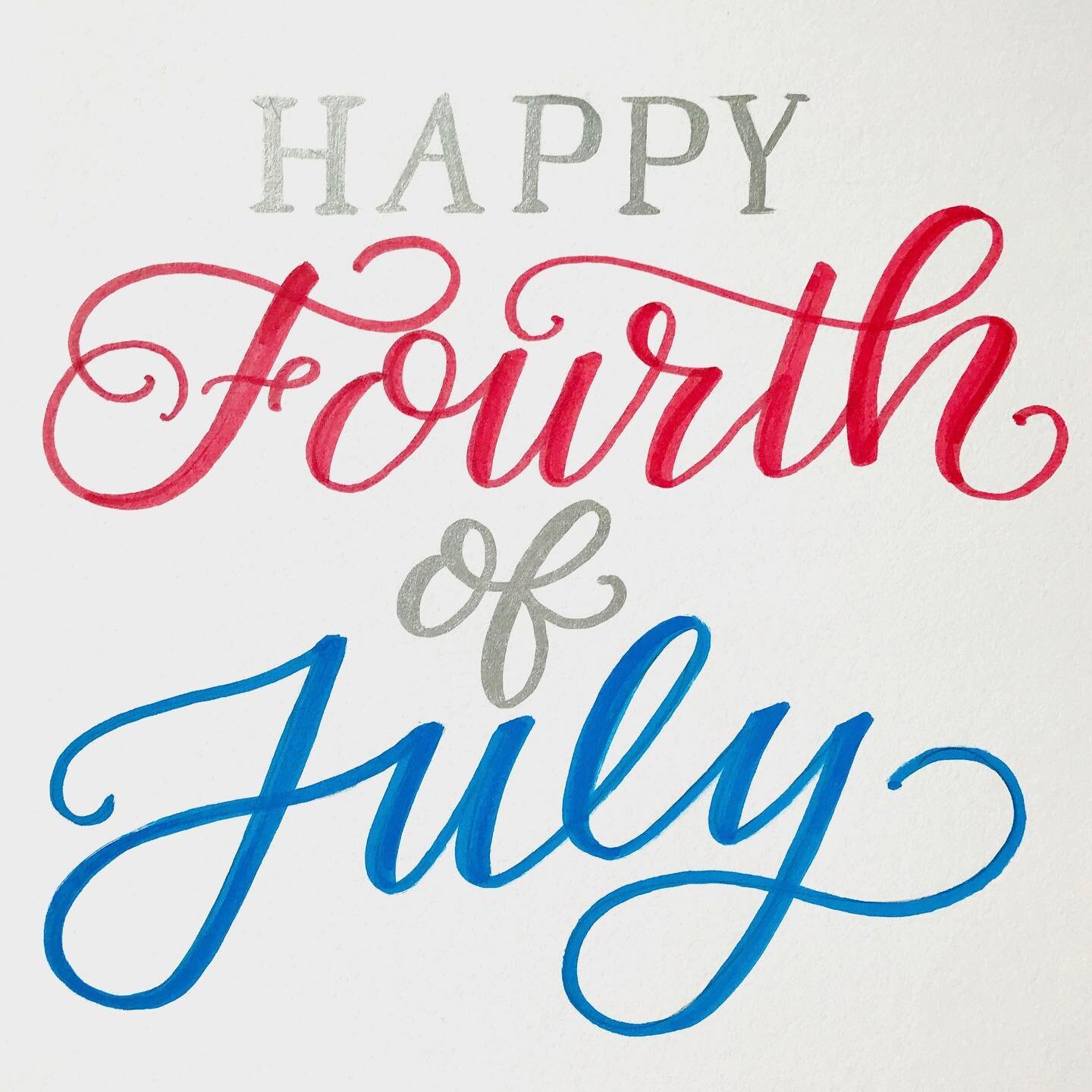 Wishing you a safe and fun 4th of July! 🇺🇸

❤️
🤍
💙
❤️
🤍
💙

#calligraphycommunity #letteringcommunity #calligraphyinspired #letteringlife #calligraphic #modernletters #modernhandlettering #handwrittenfont #letteringlovers #letteringdaily #lifeis