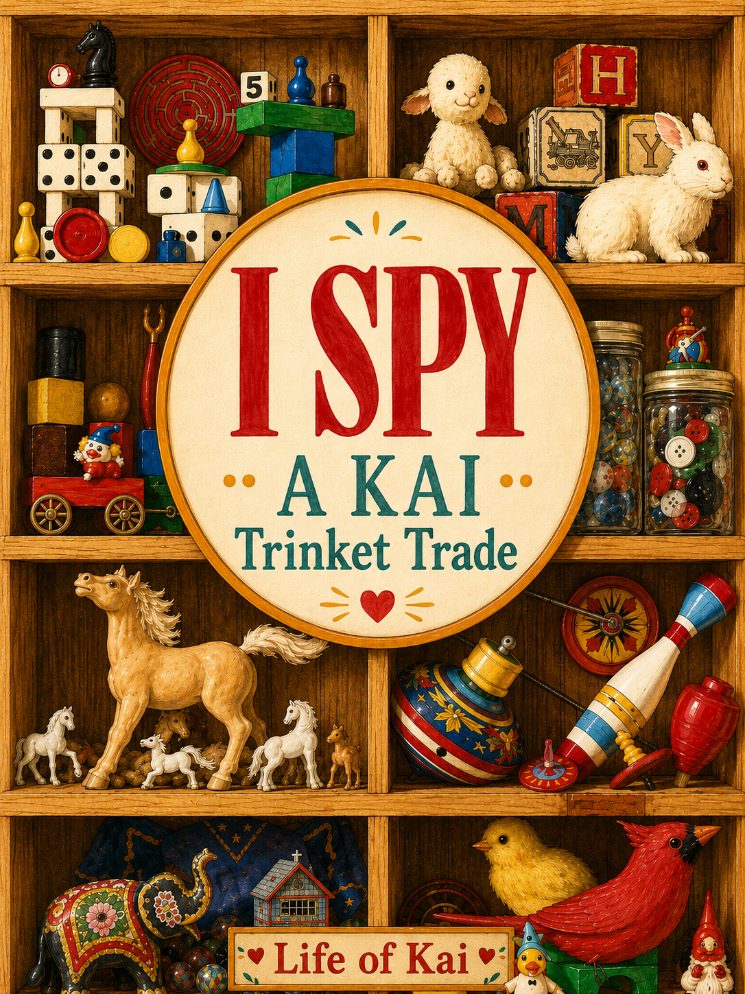 I Spy a Kai Trinket Trade @ the Kids Library