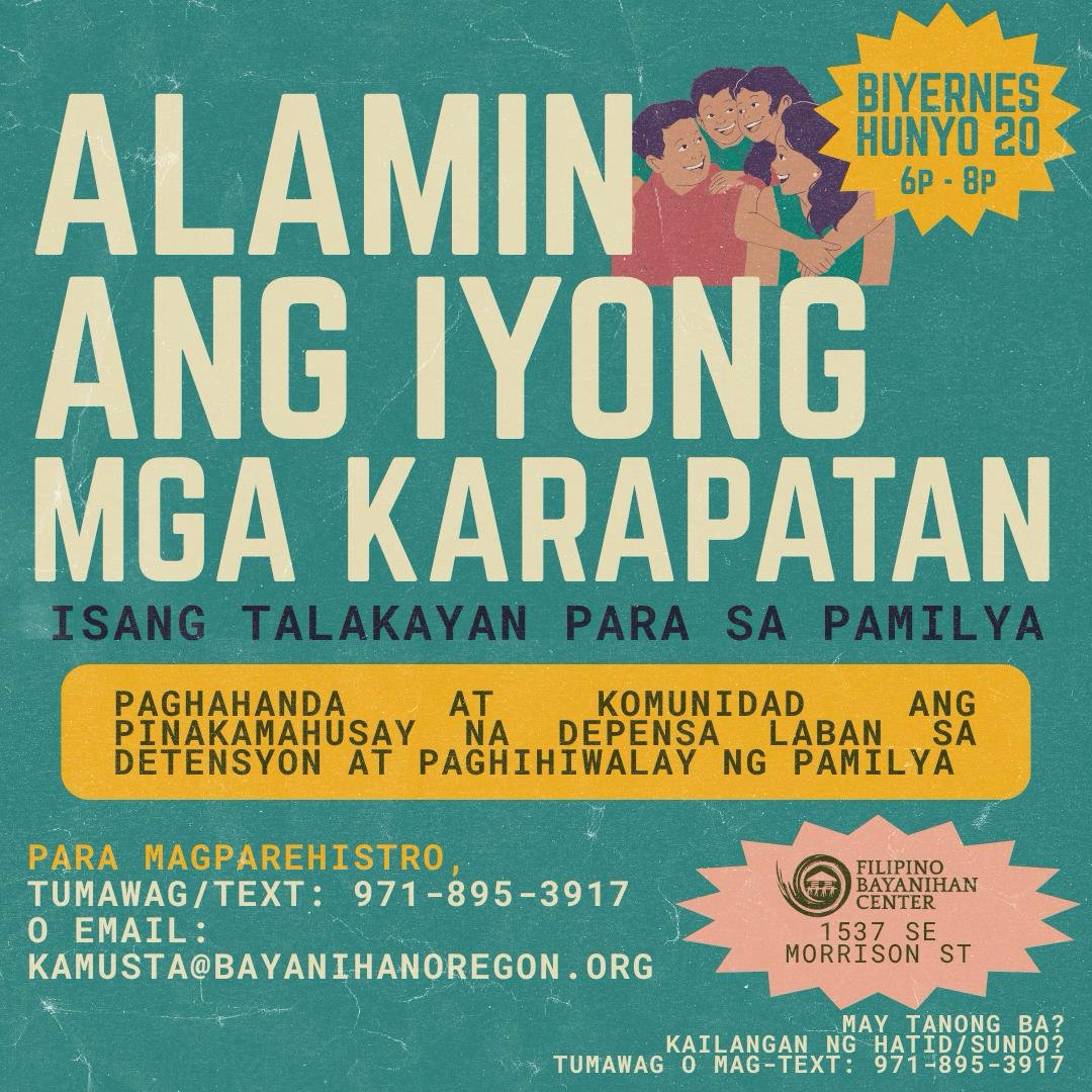 Know Your Rights: Family Preparedness Workshop