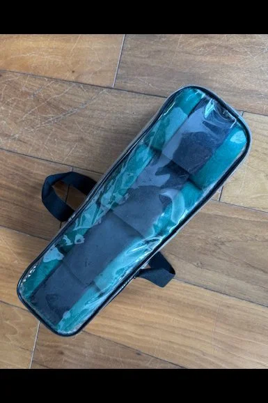 Set Of 4 Fleece Polos In Hunter Green - Pony