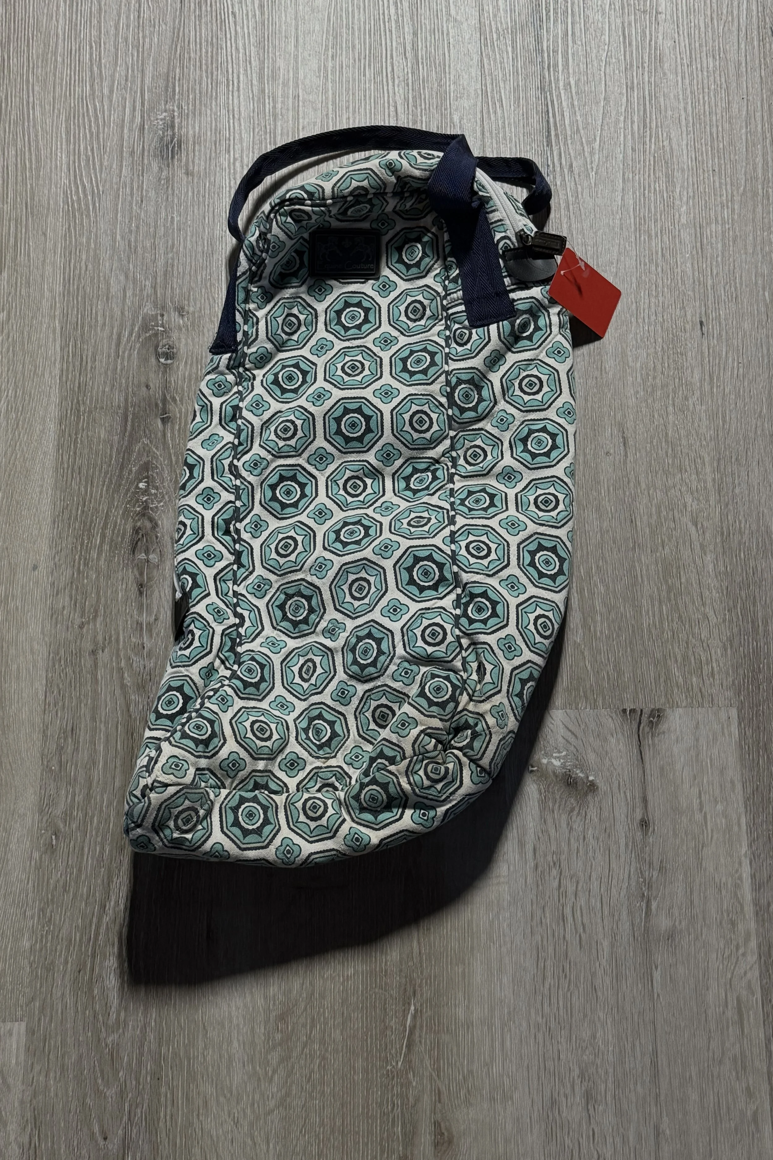 Equine Courture Kelsey Boot Bag In Blue Pattern