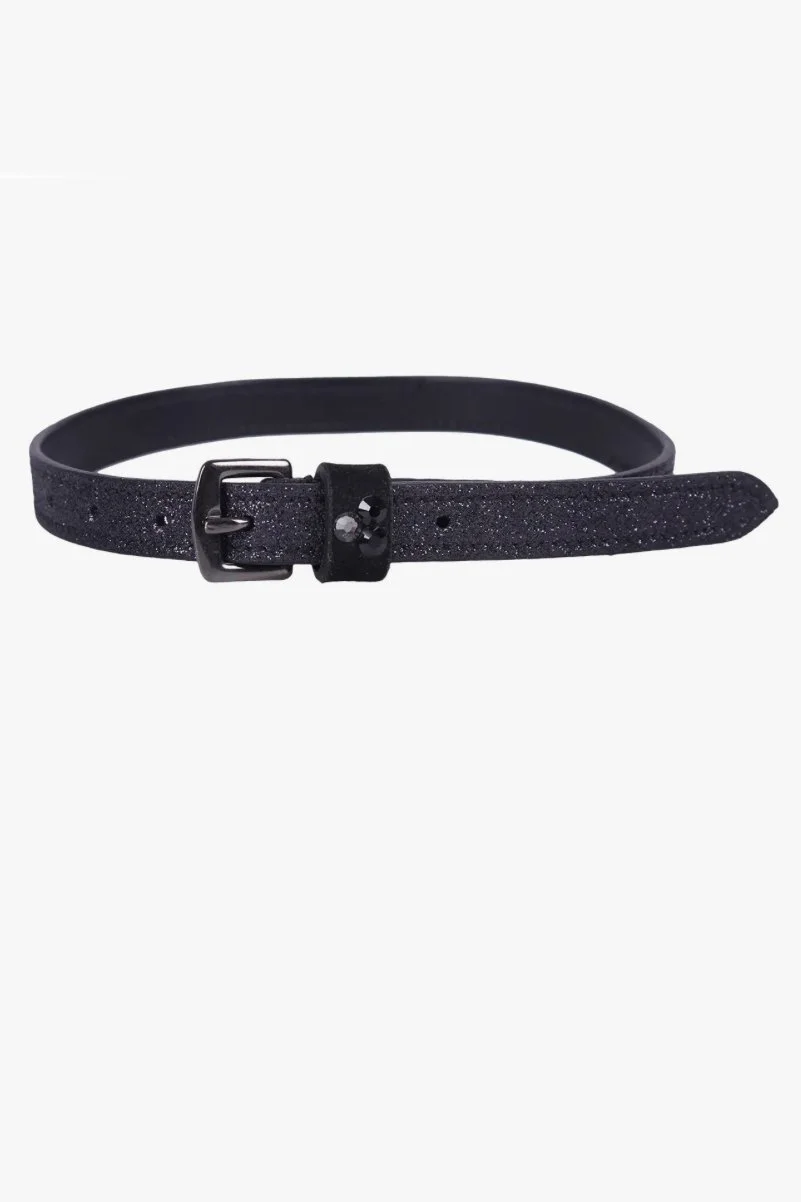 QHP Spur Straps In Black Shimmer