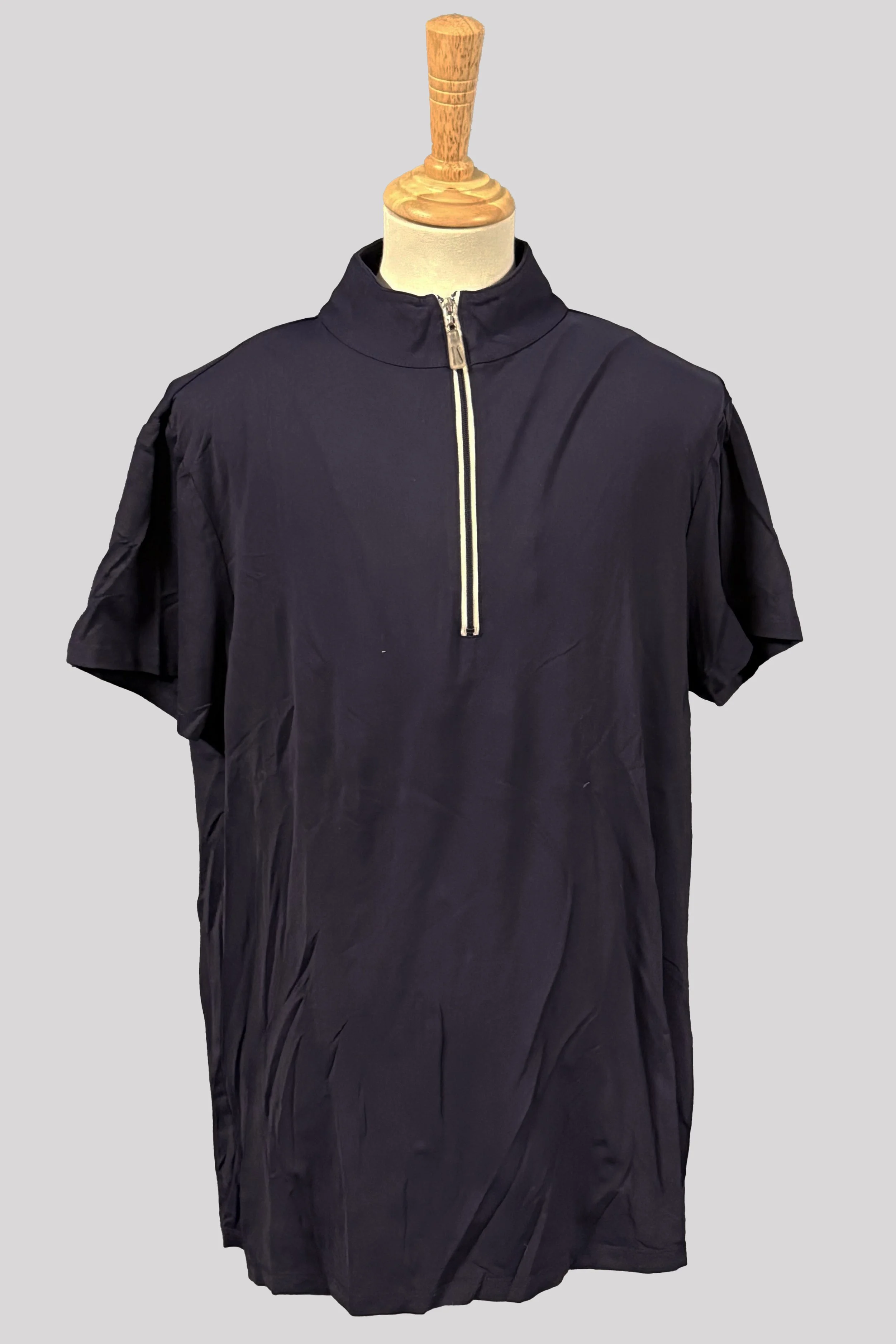 Tailored Sportsman IceFil Quarter-Zip Short Sleeve Sun Shirt In Black - Large