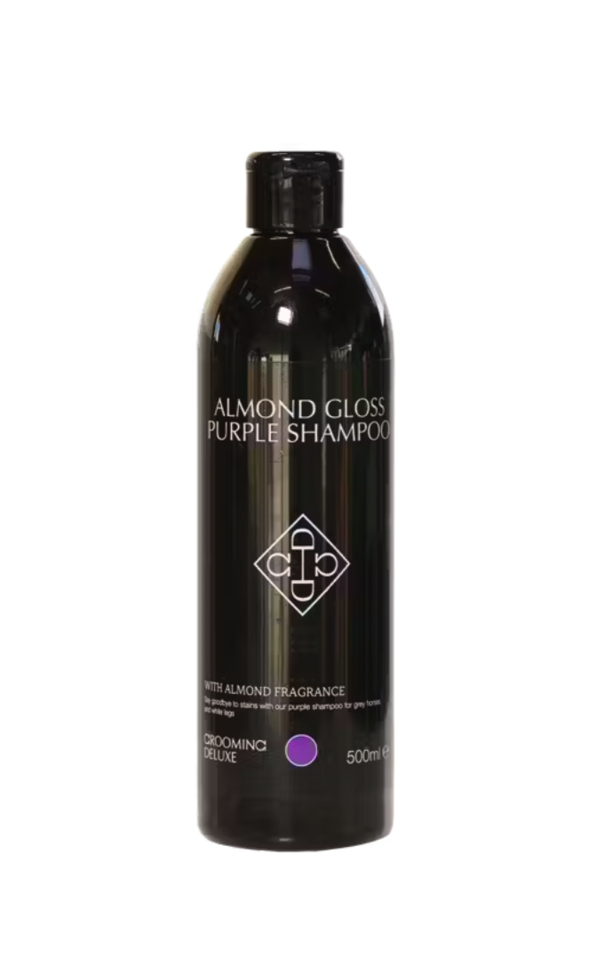 Grooming Deluxe By Kentucky Horsewear - Almond Gloss Purple Shampoo - 500ml - 2nd Round Equestrian