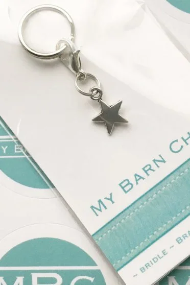 My Barn Child Bridle Charm:  SILVER STAR