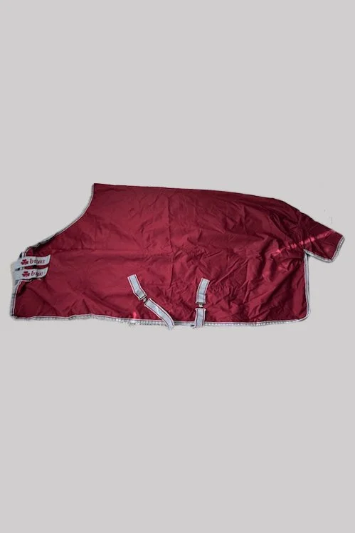 Bucas Freedom Light Turnout Sheet In Burgundy - 72"