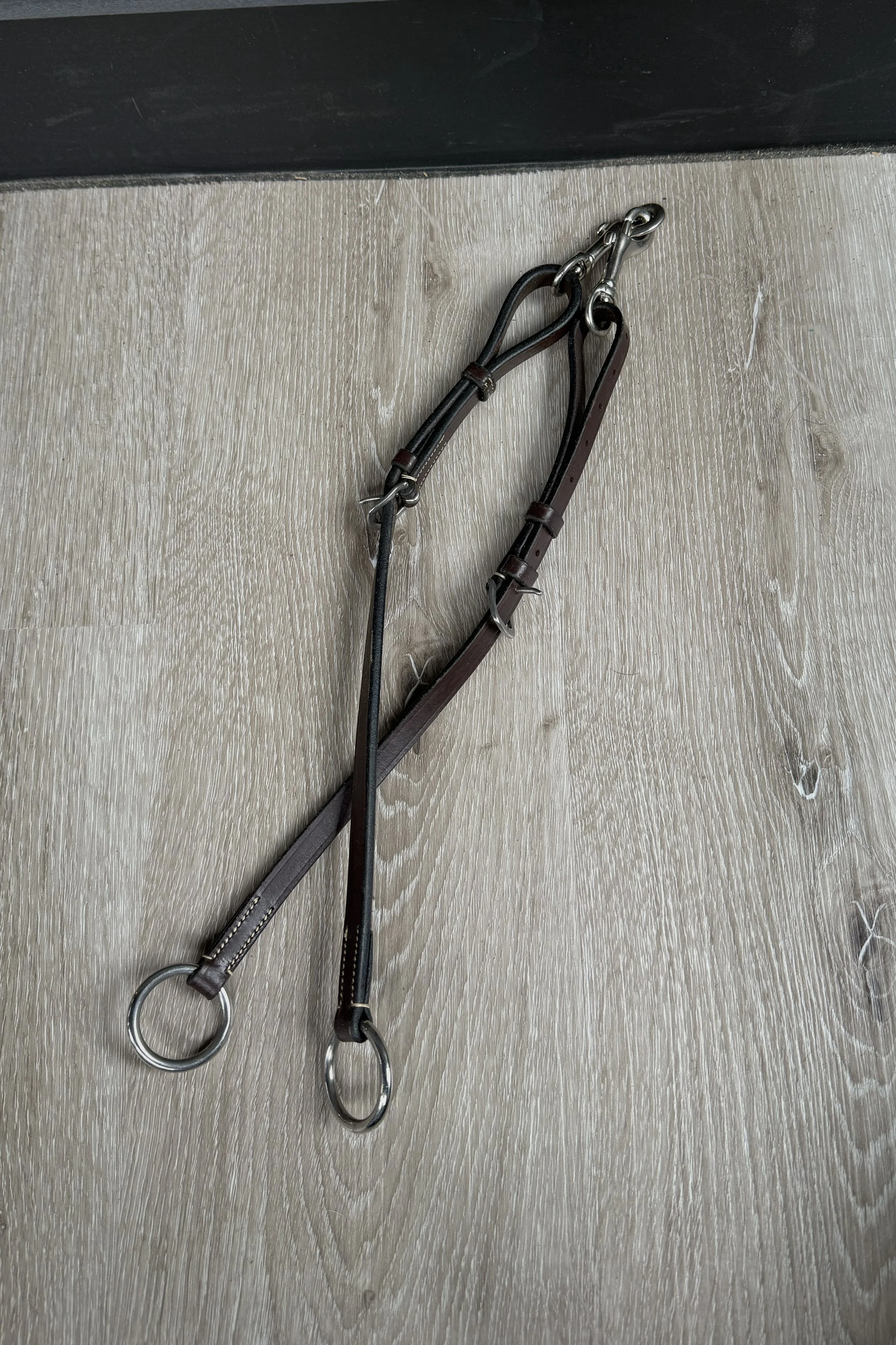 Nunn Finer Split Running Martingale Attachment In Brown - Horse