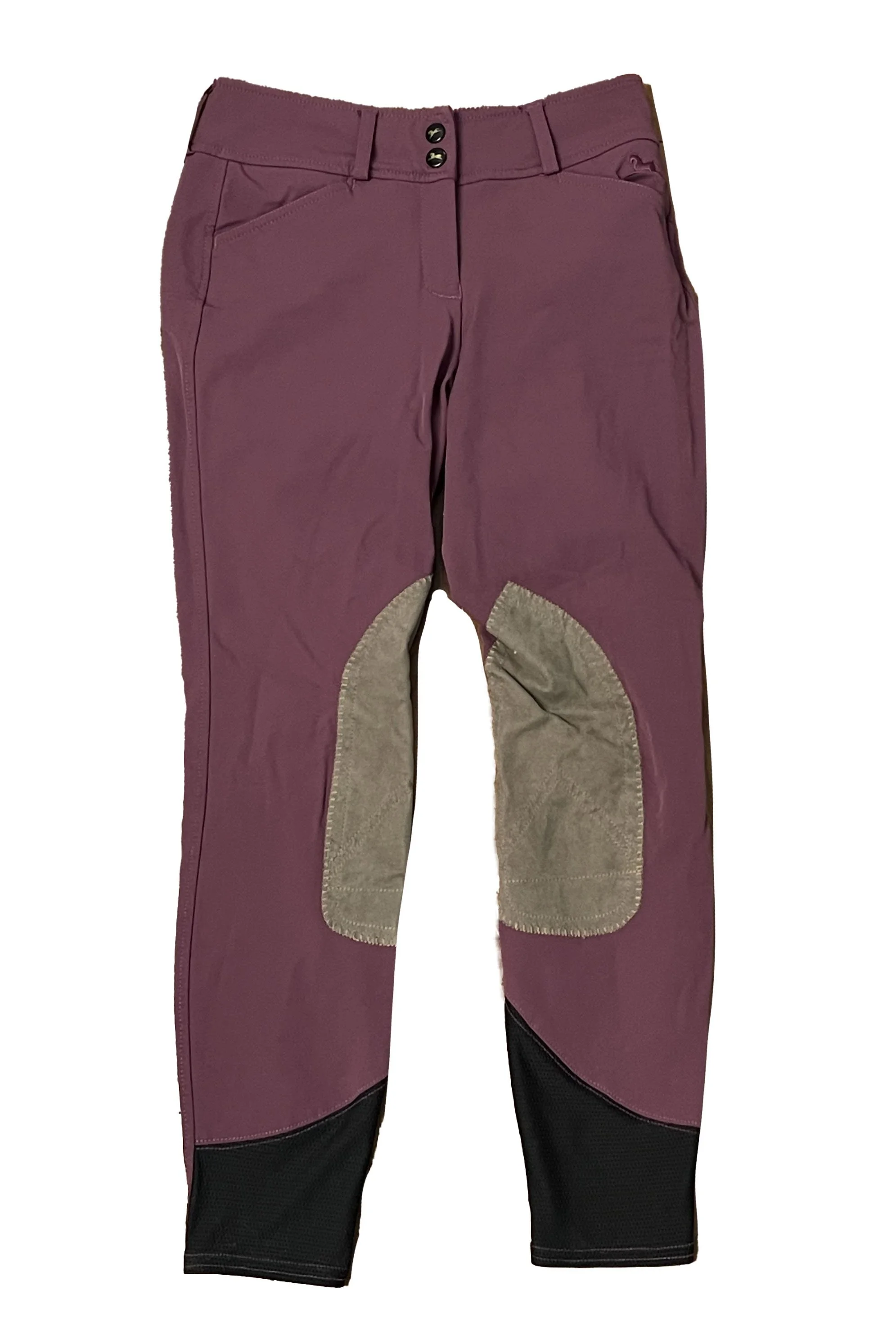 RJ Classic Gulf Knee Patch Breech In Dark Berry - 24R