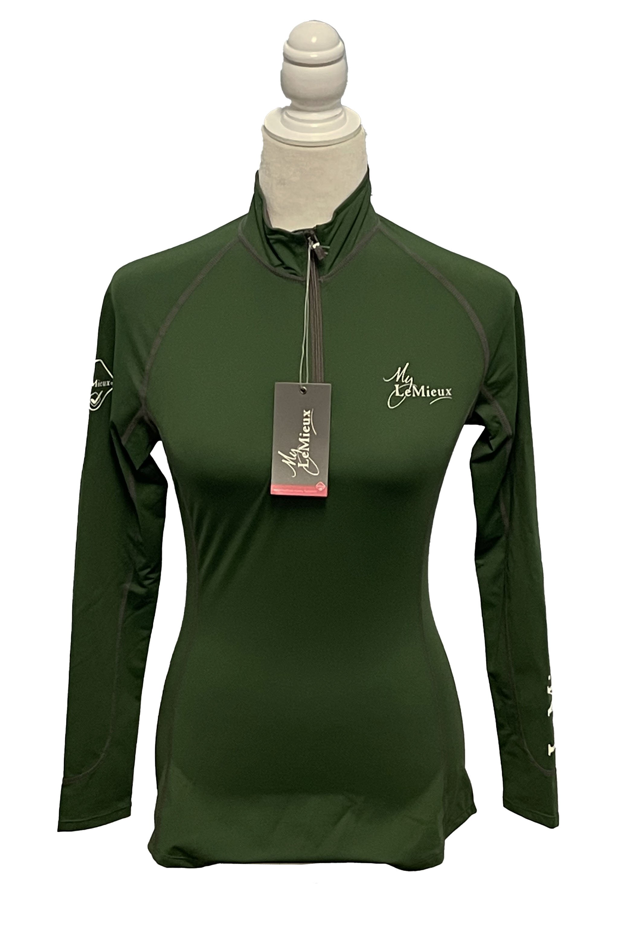 LeMieux Baselayer In Hunter Green - UK 6 (US XS) - 2nd Round Equestrian
