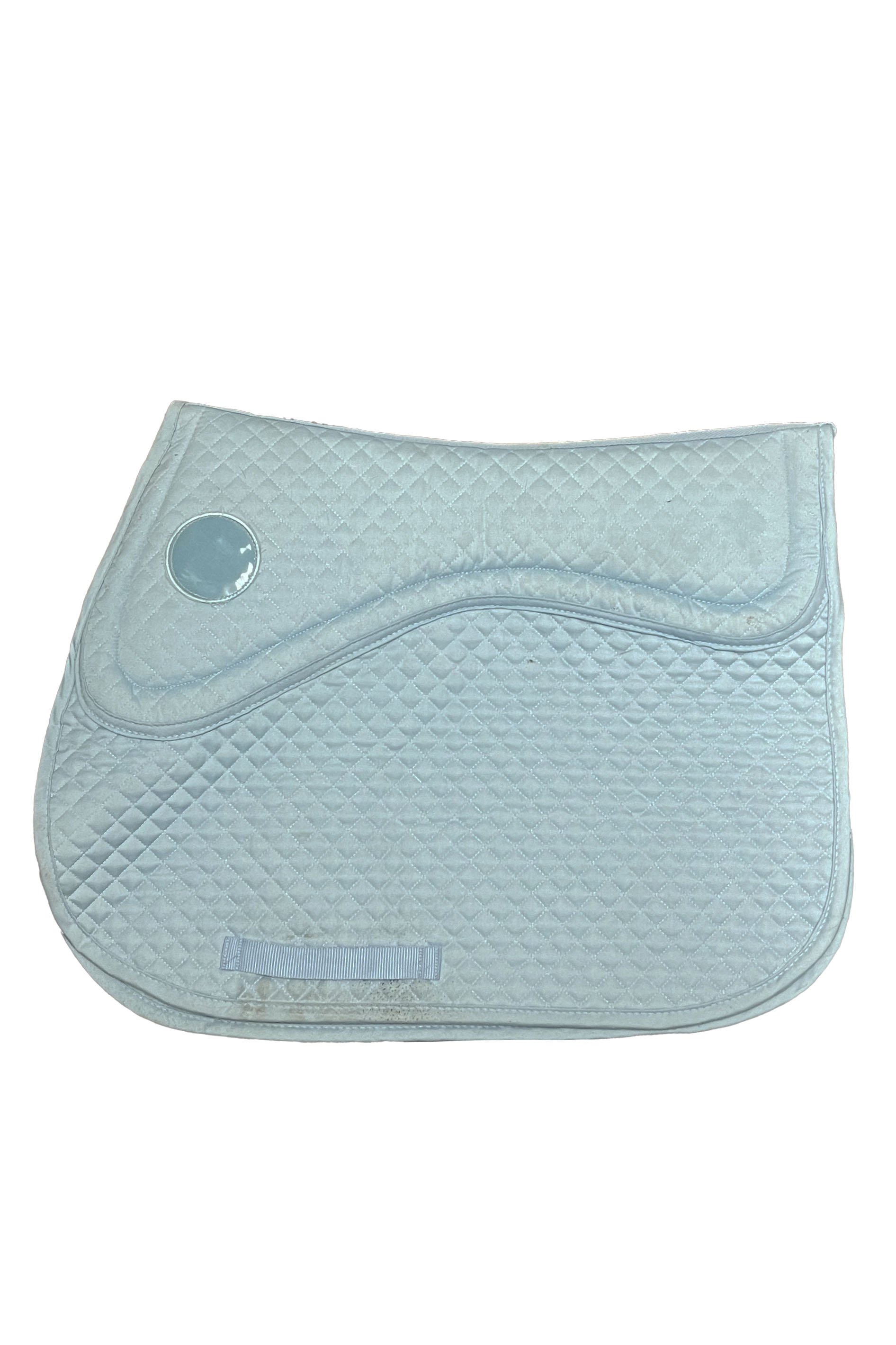 SmartPak Deluxe Memory Foam AP Saddle Pad In Light Blue - Full
