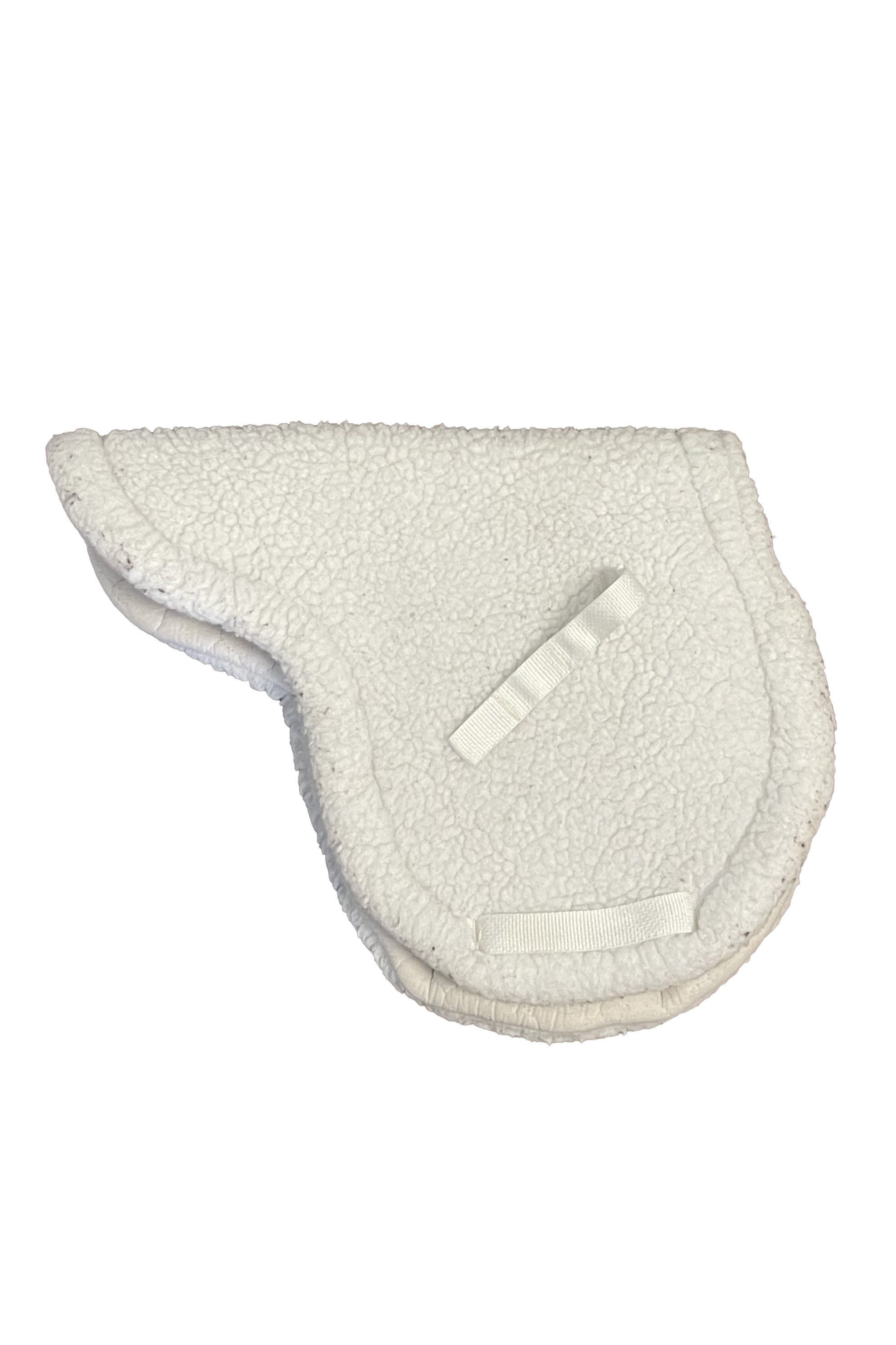Wilkers Fleece Contour Pad In White - 14-14.5" - 2nd Round Equestrian