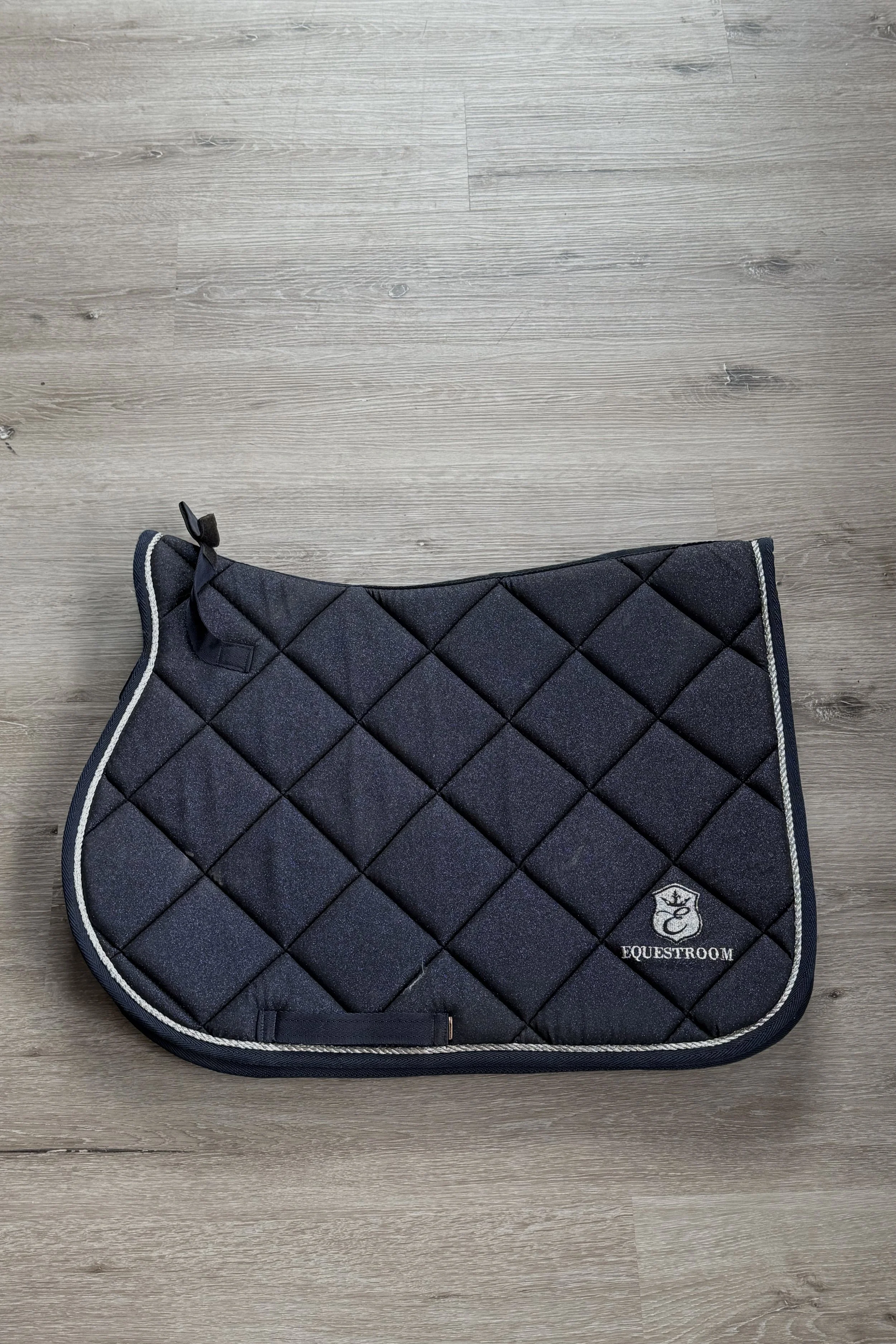 Equestroom Jumping Saddle Pad In Deep Sapphire - Full