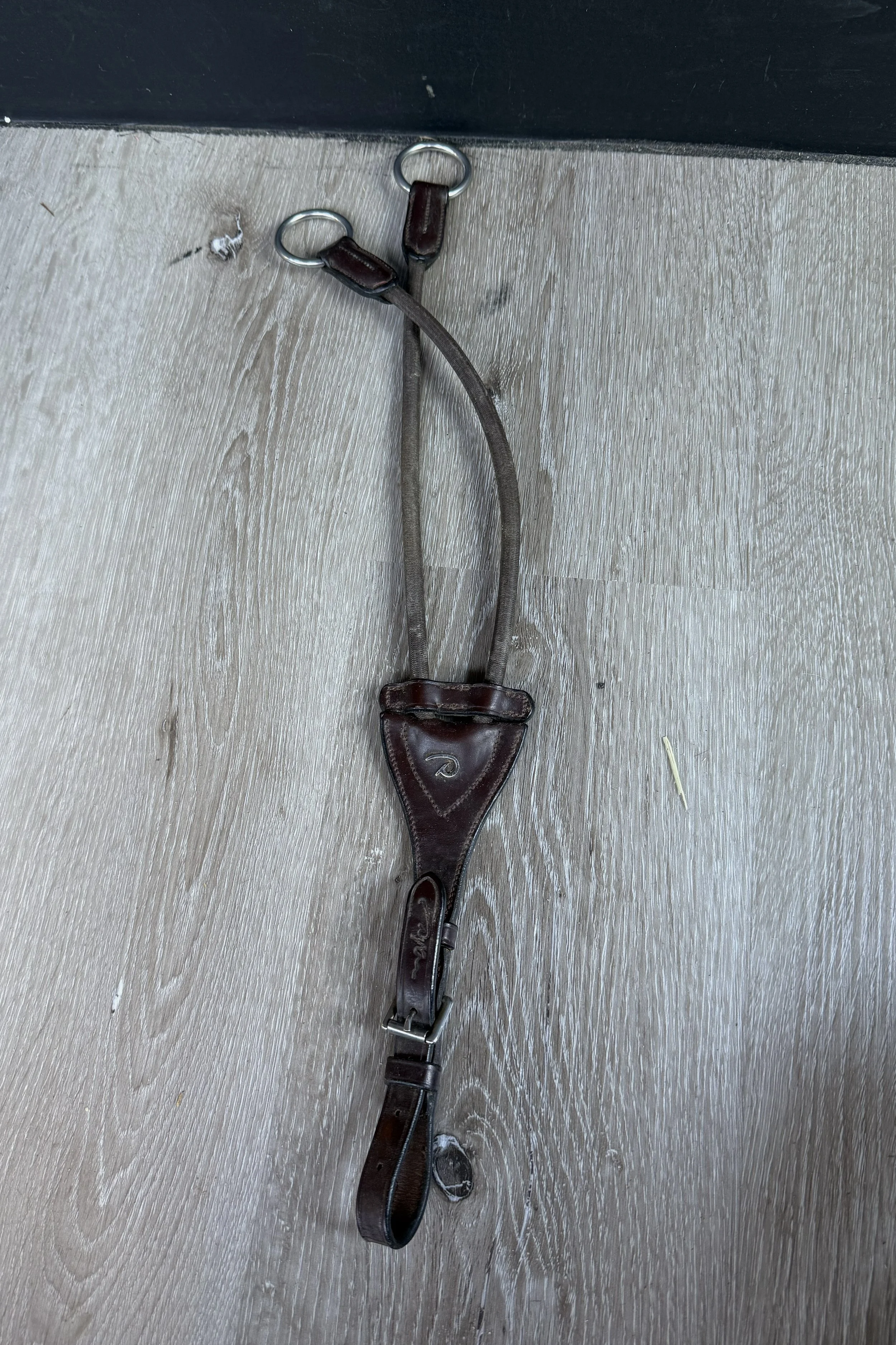 Dy'on New English Elastic Running Martingale Attachment in Brown - Full