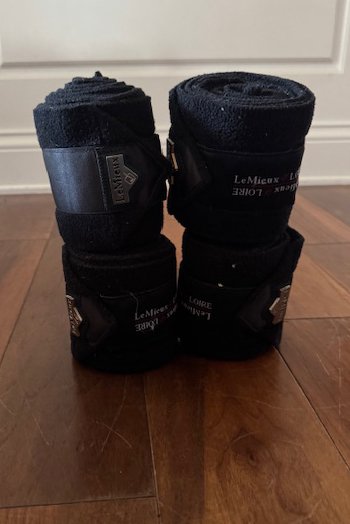 LeMieux Loire Polo Bandages In Black - Large