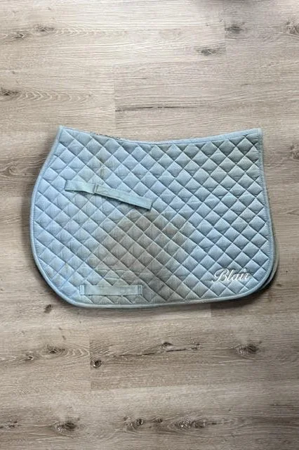 Smartpak Classic Medium Diamond Saddle Pad In Light Blue - AP