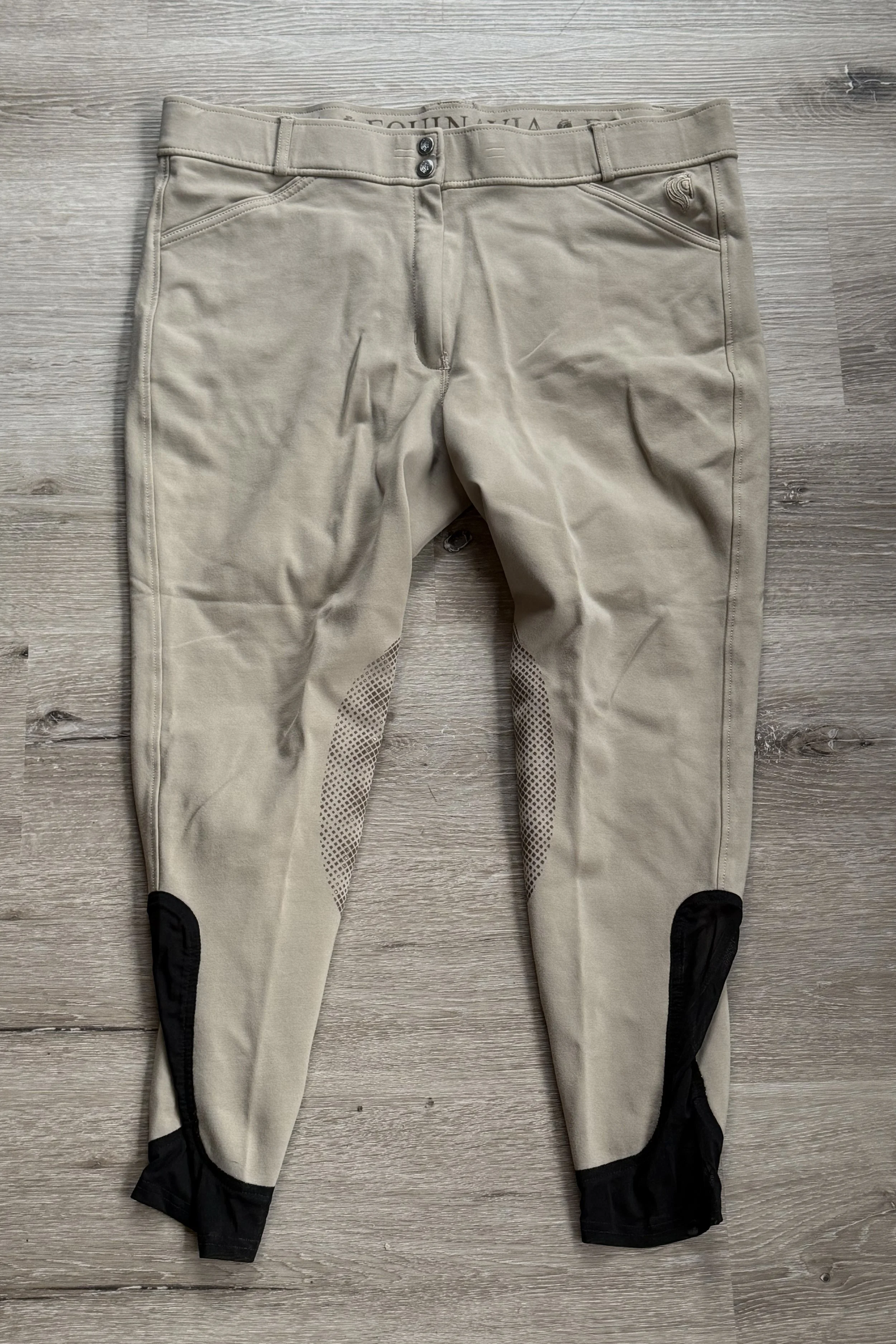 Equinavia Astrid Knee Grip Breech In Tan - 38