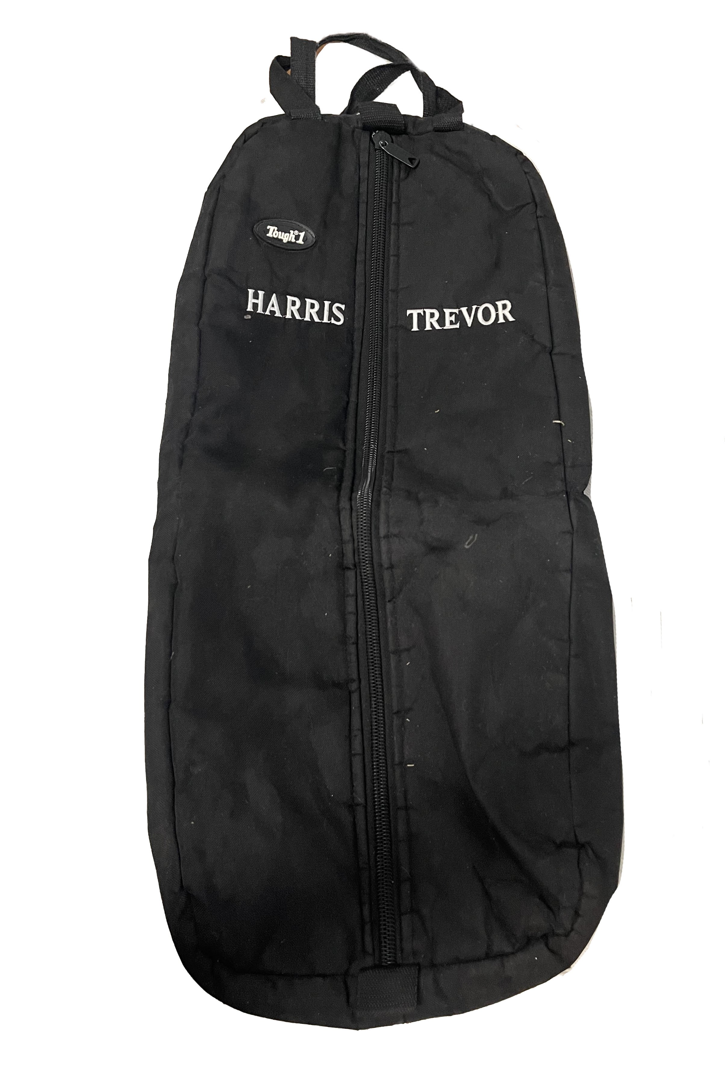 Tough-1 Padded Bridle Bag With Embroidery In Black - 2nd Round Equestrian