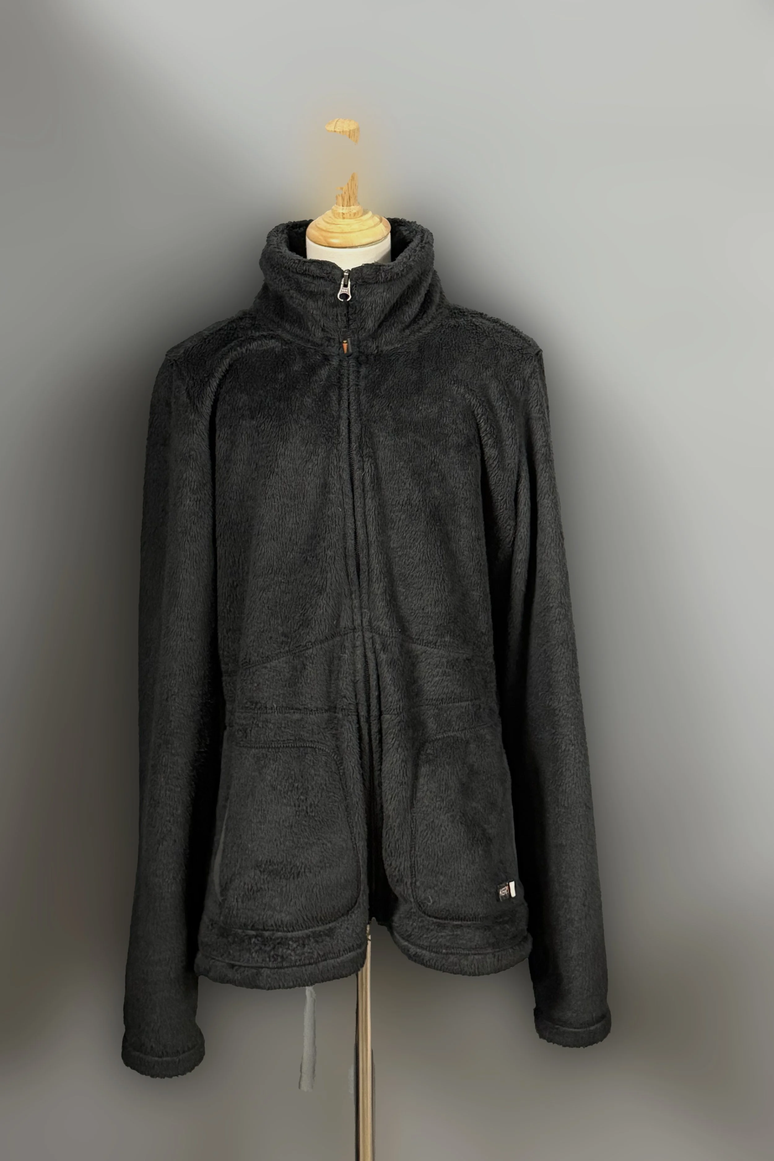 Kerrits Fleece Zip Up Jacket In Black - Medium